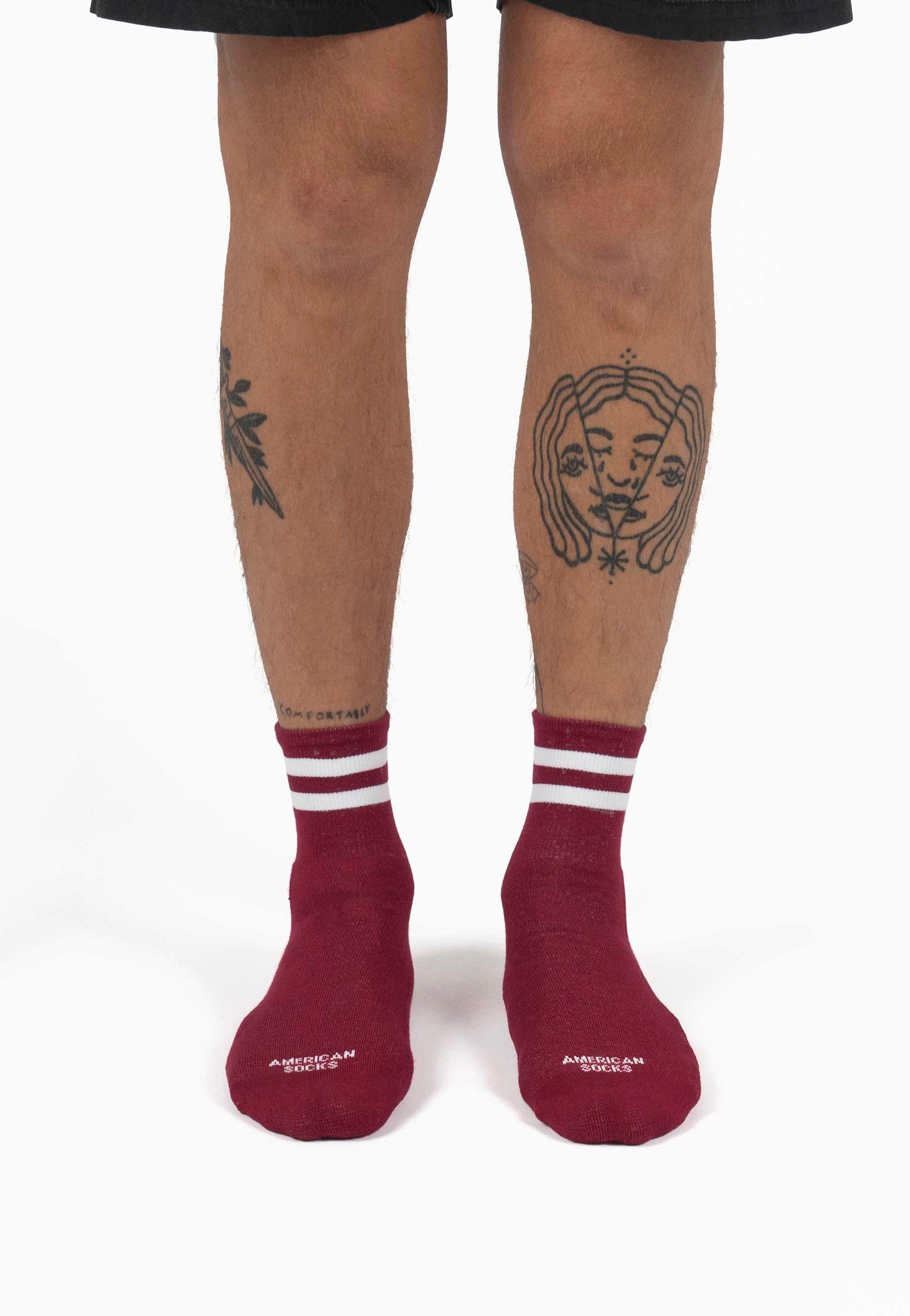 American Socks - Crimson Ankle High - Socks | Neutral-Image