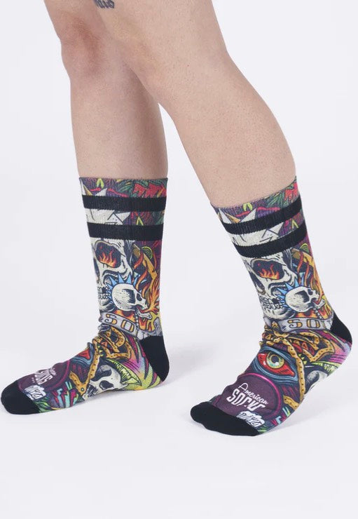 American Socks - Moshpit Mid High Multi - Socks | Neutral-Image