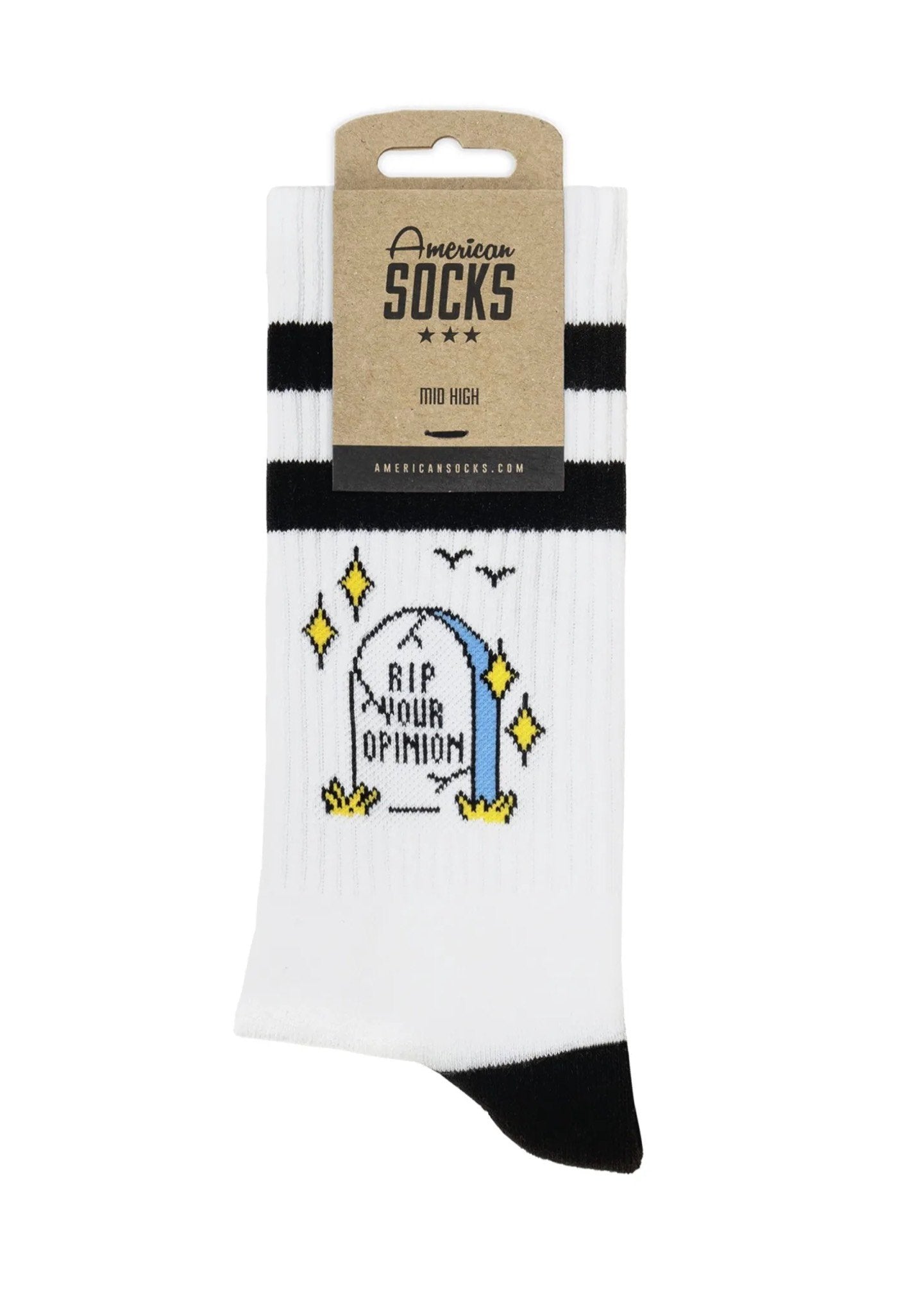 American Socks - Rip Your Opinion Mid High - Socks | Neutral-Image