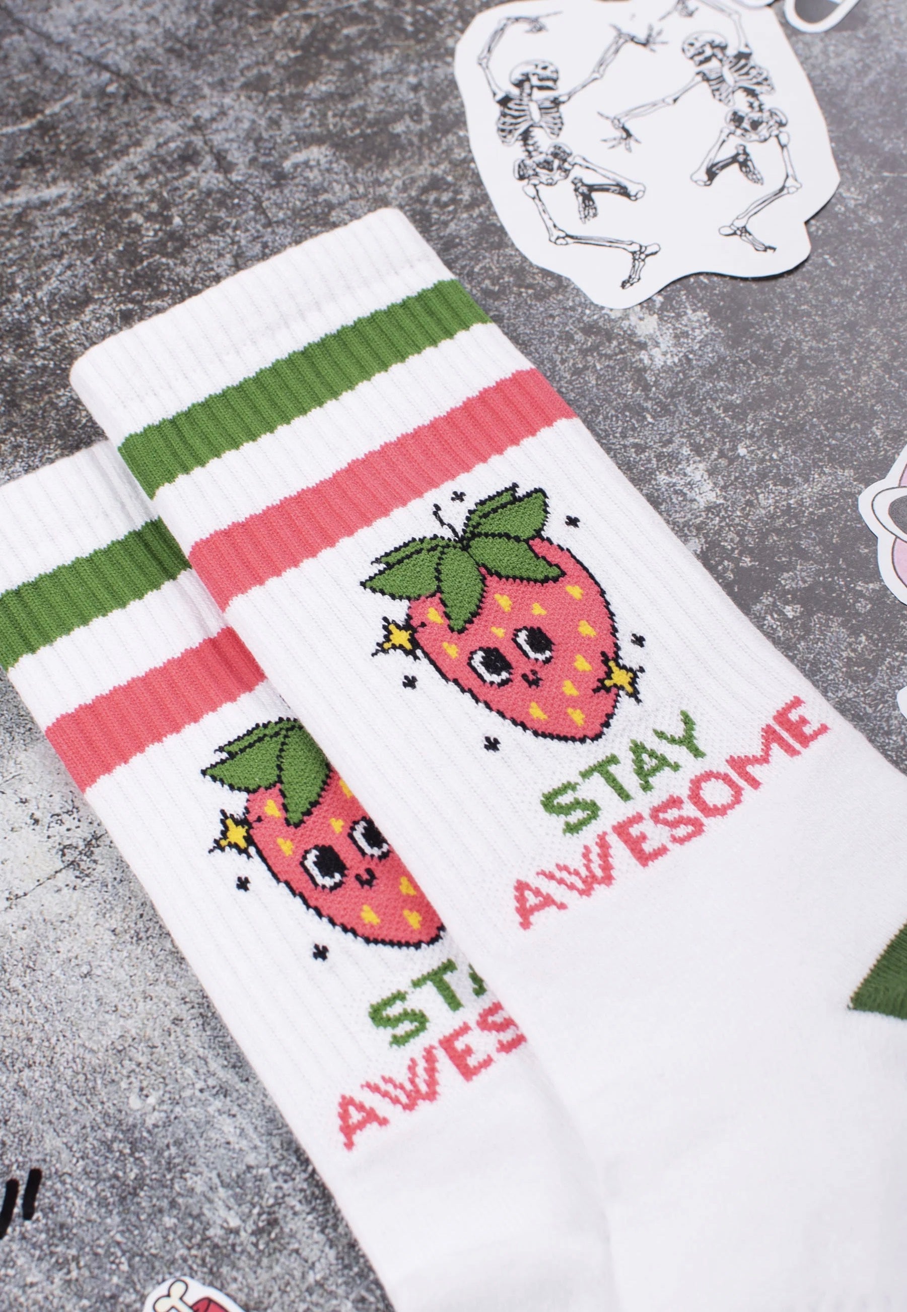 American Socks - Stay Awesome Mid High - Socks | Neutral-Image