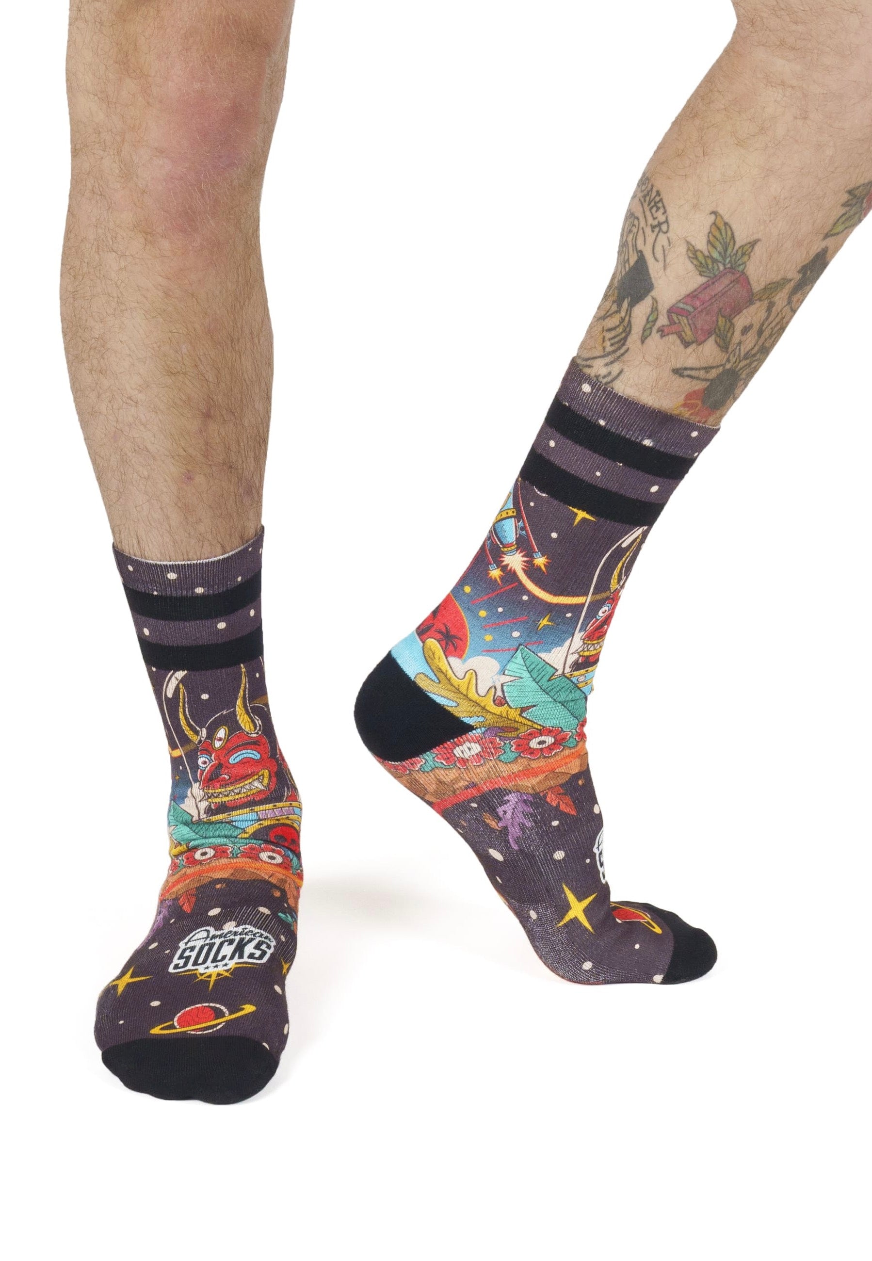 American Socks - Space Holidays Mid High Multi - Socks | Neutral-Image