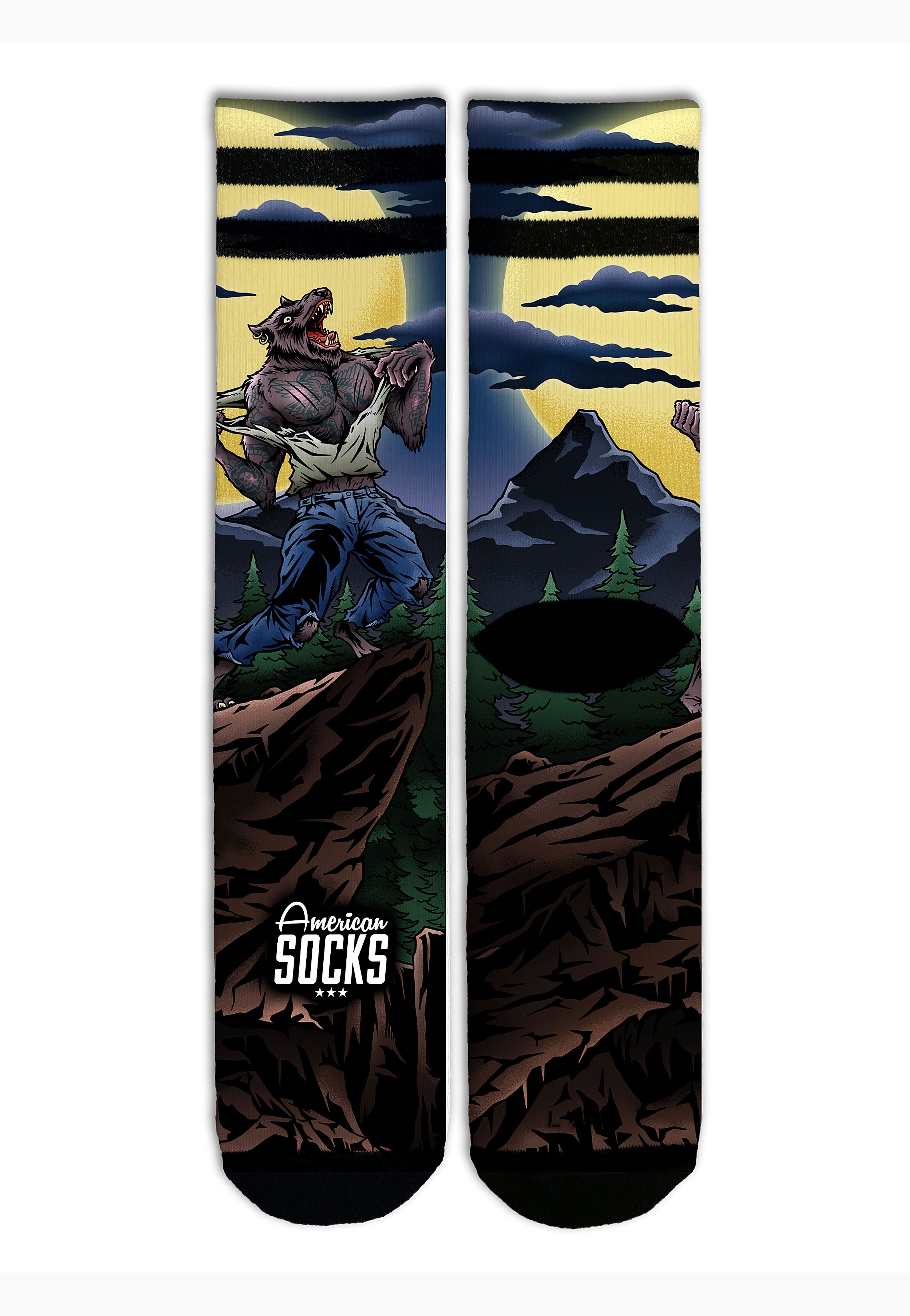 American Socks - Werewolf Mid High - Socks | Neutral-Image