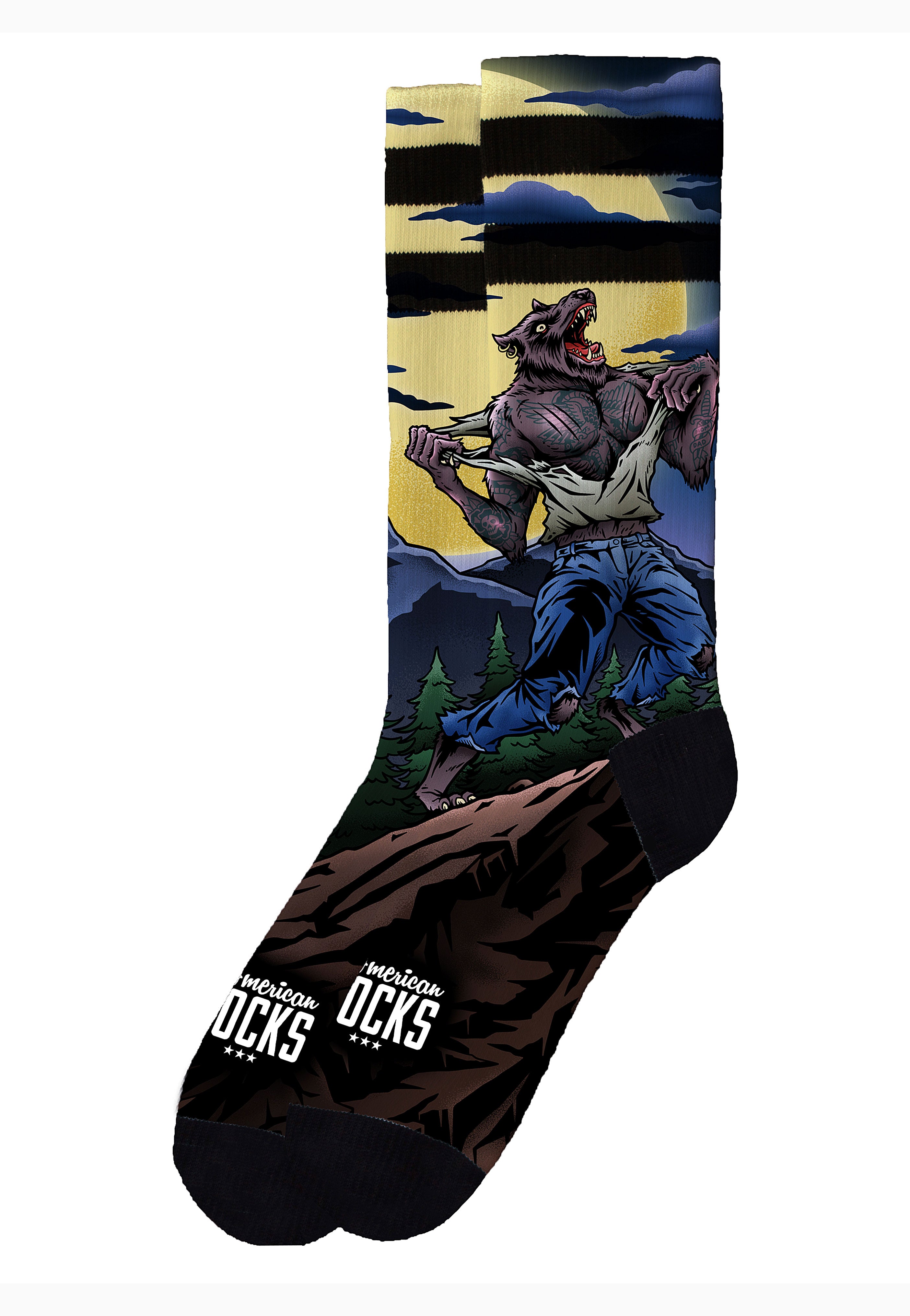 American Socks - Werewolf Mid High - Socks | Neutral-Image