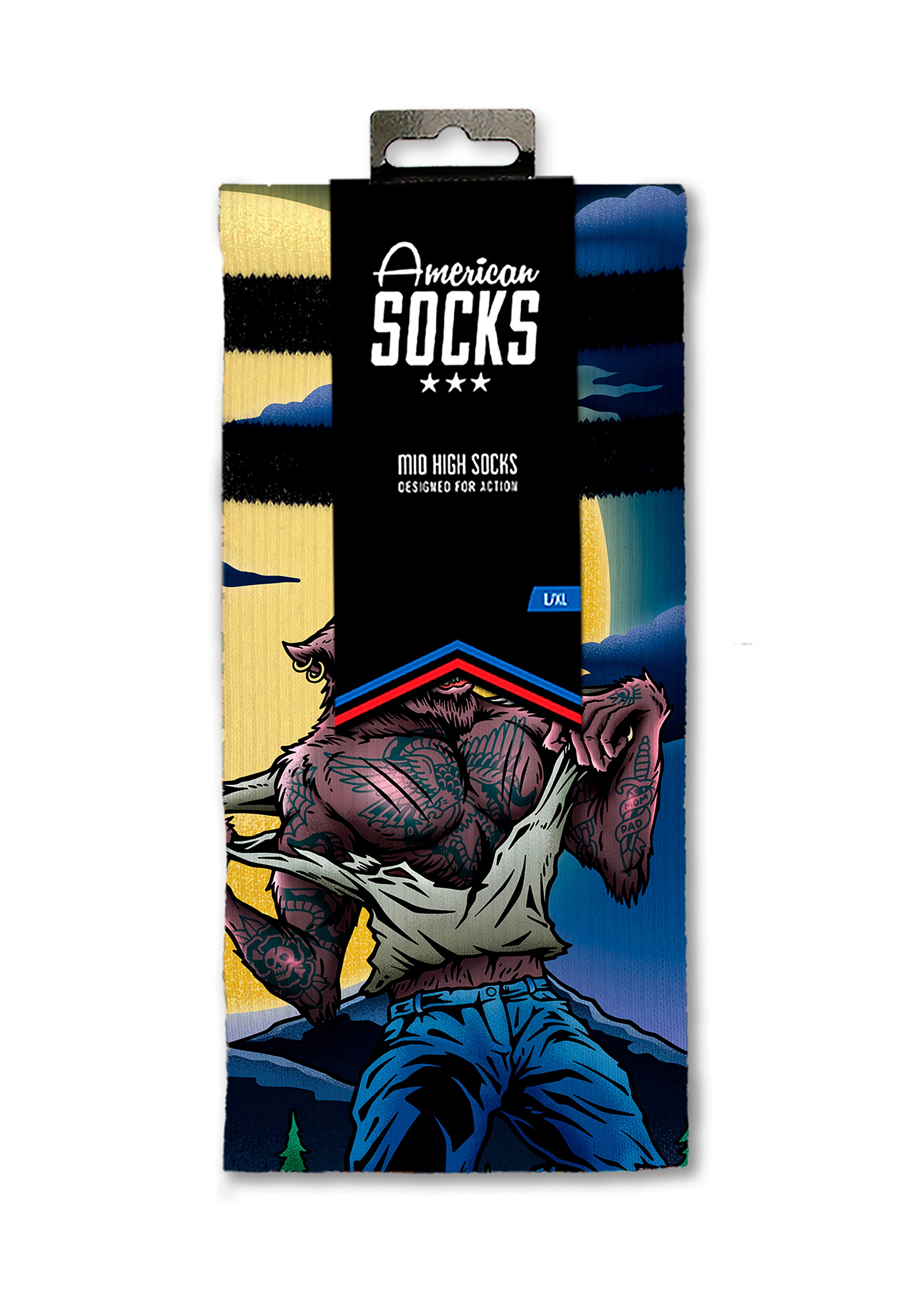 American Socks - Werewolf Mid High - Socks | Neutral-Image