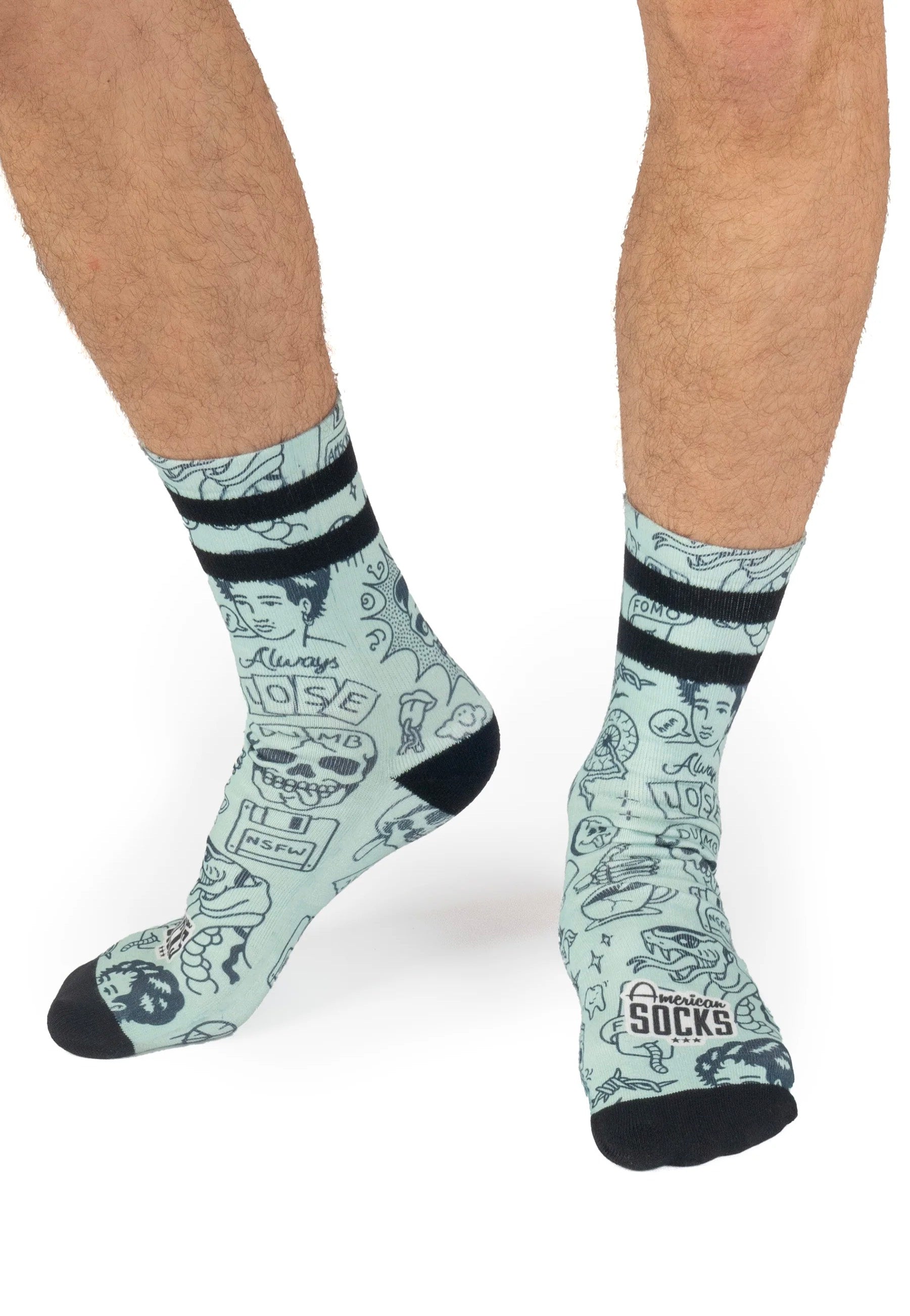 American Socks - FOMO Mid High - Socks | Neutral-Image