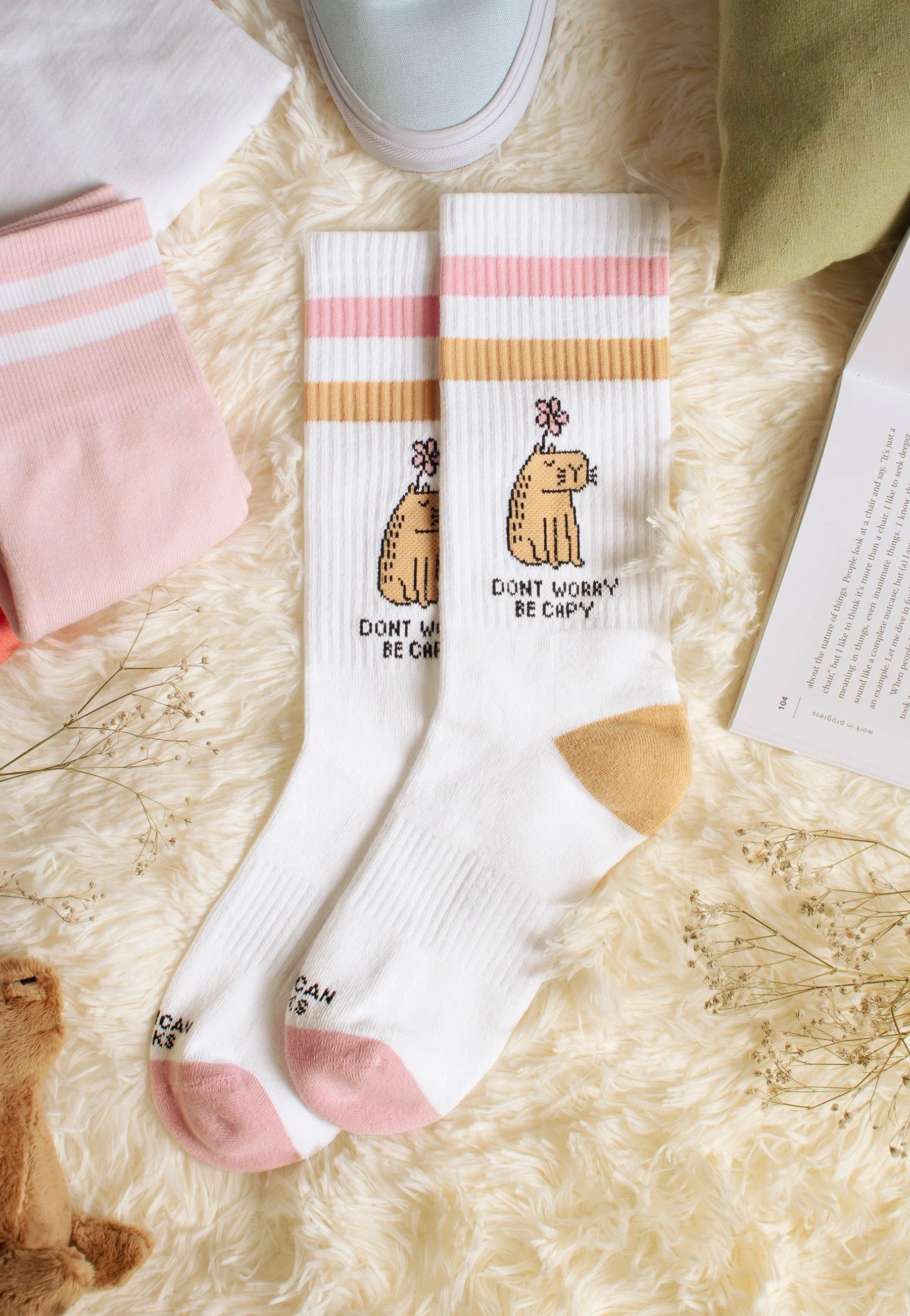 American Socks - Be Capy Mid High - Socks | Neutral-Image