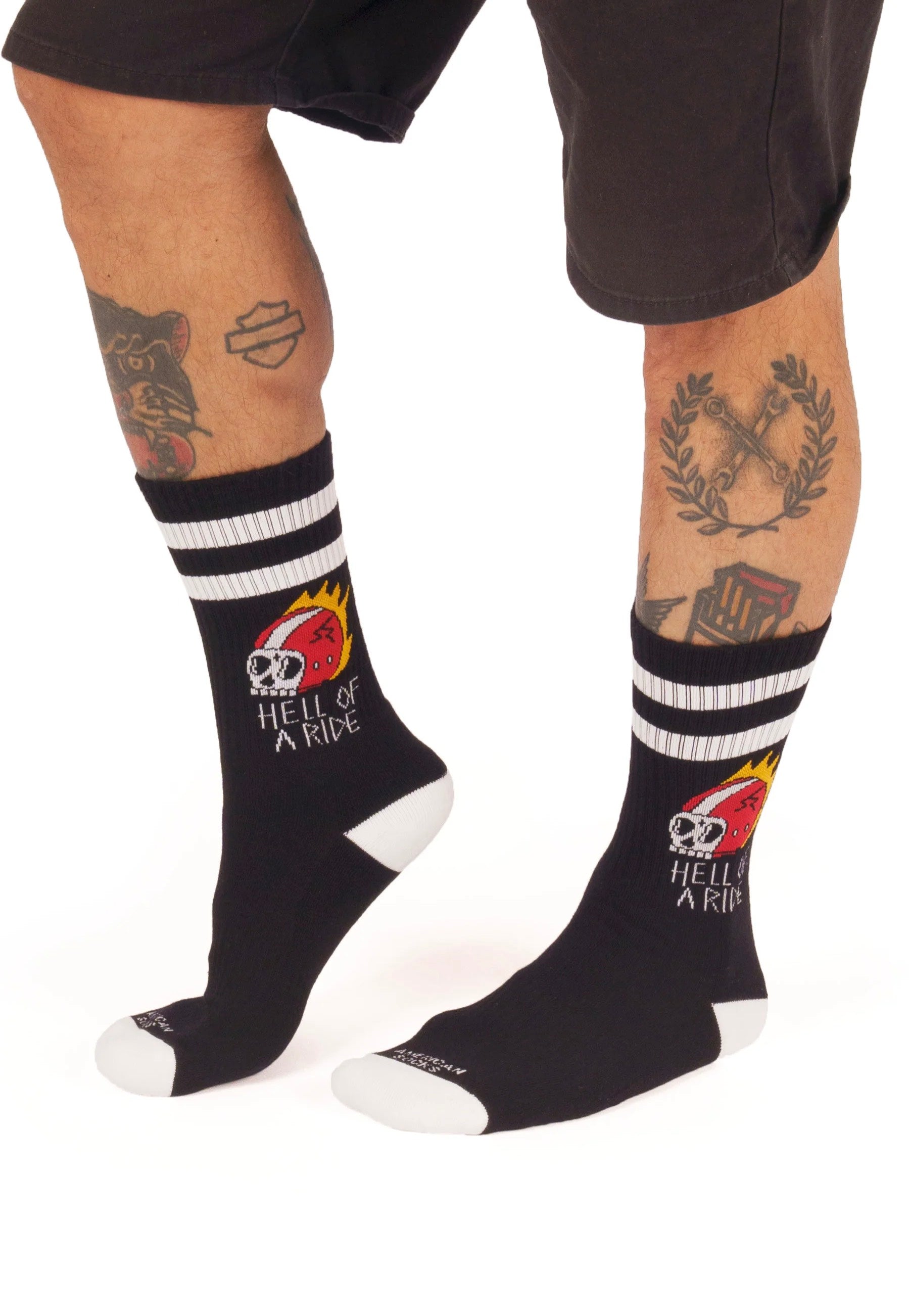 American Socks - Hell Of A Ride Mid High - Socks | Neutral-Image