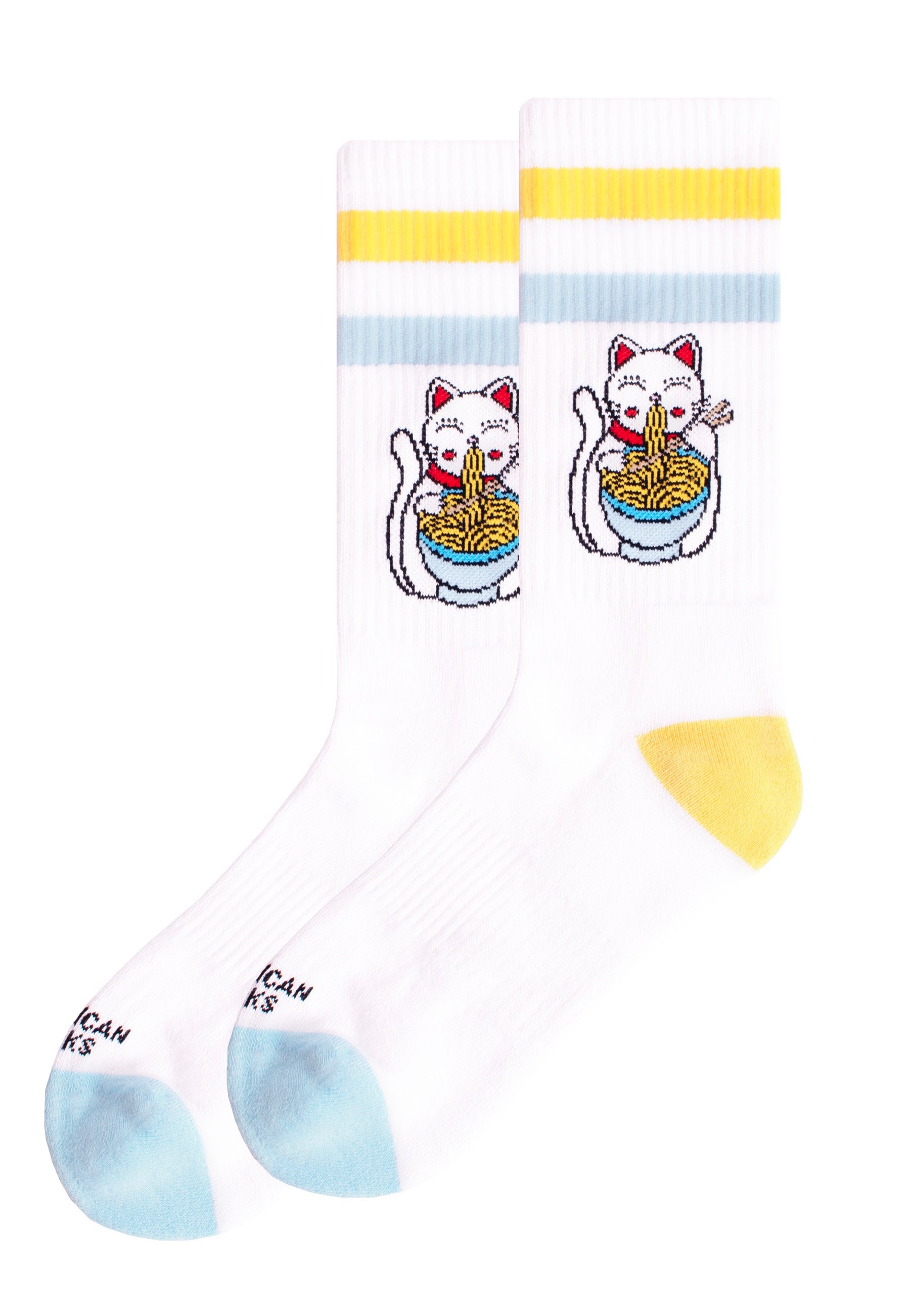 American Socks - Neko Mid High White - Socks | Neutral-Image