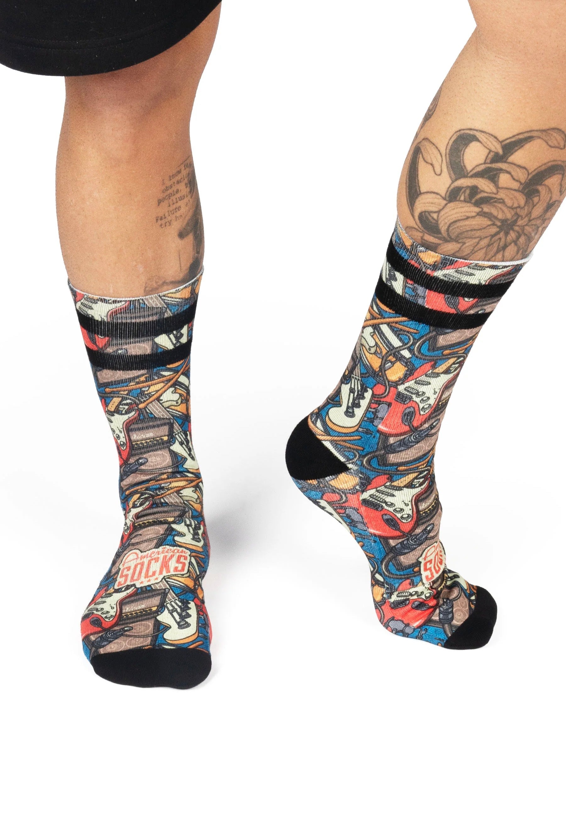 American Socks - Rockband Mid High - Socks | Neutral-Image