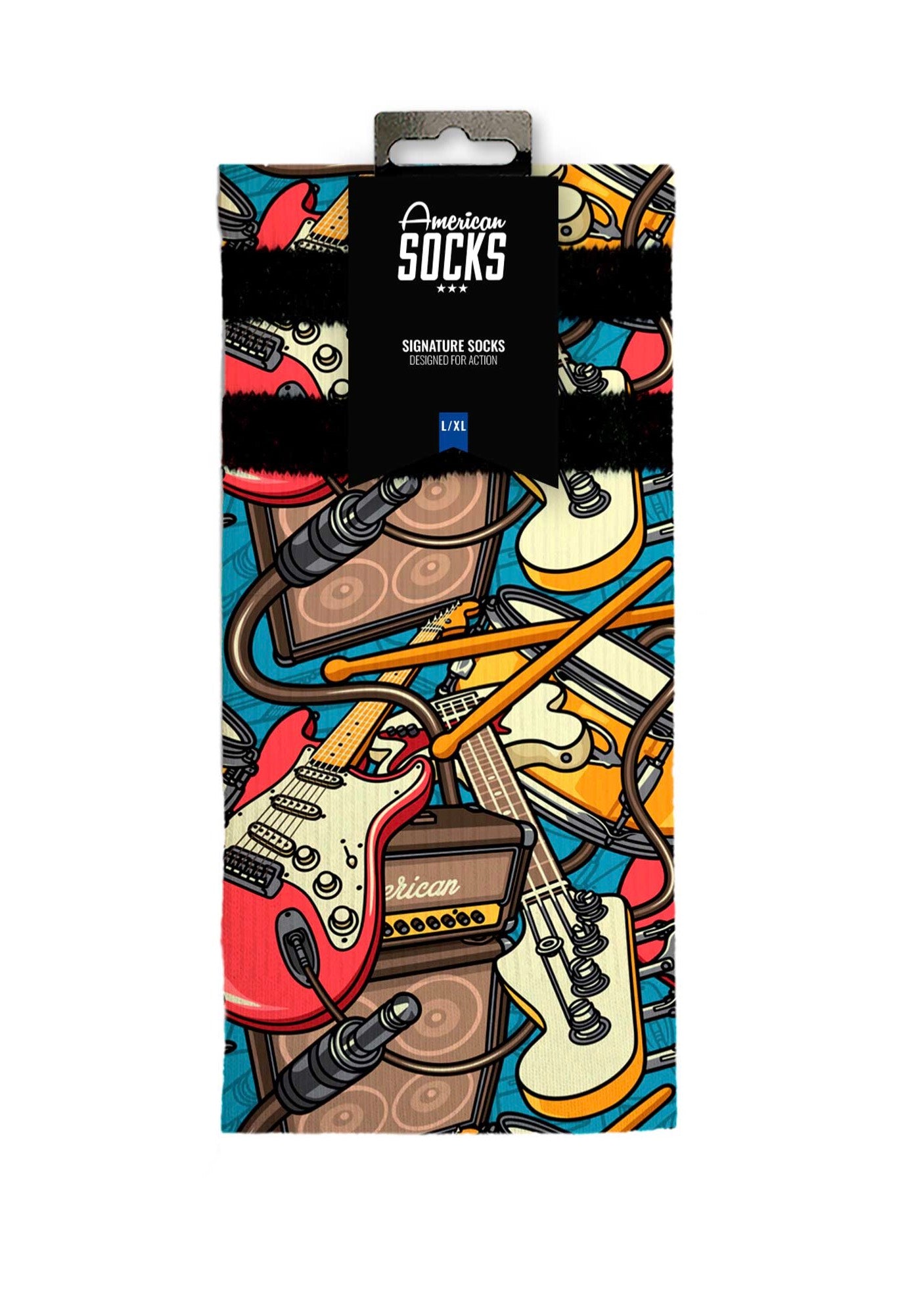 American Socks - Rockband Mid High - Socks | Neutral-Image