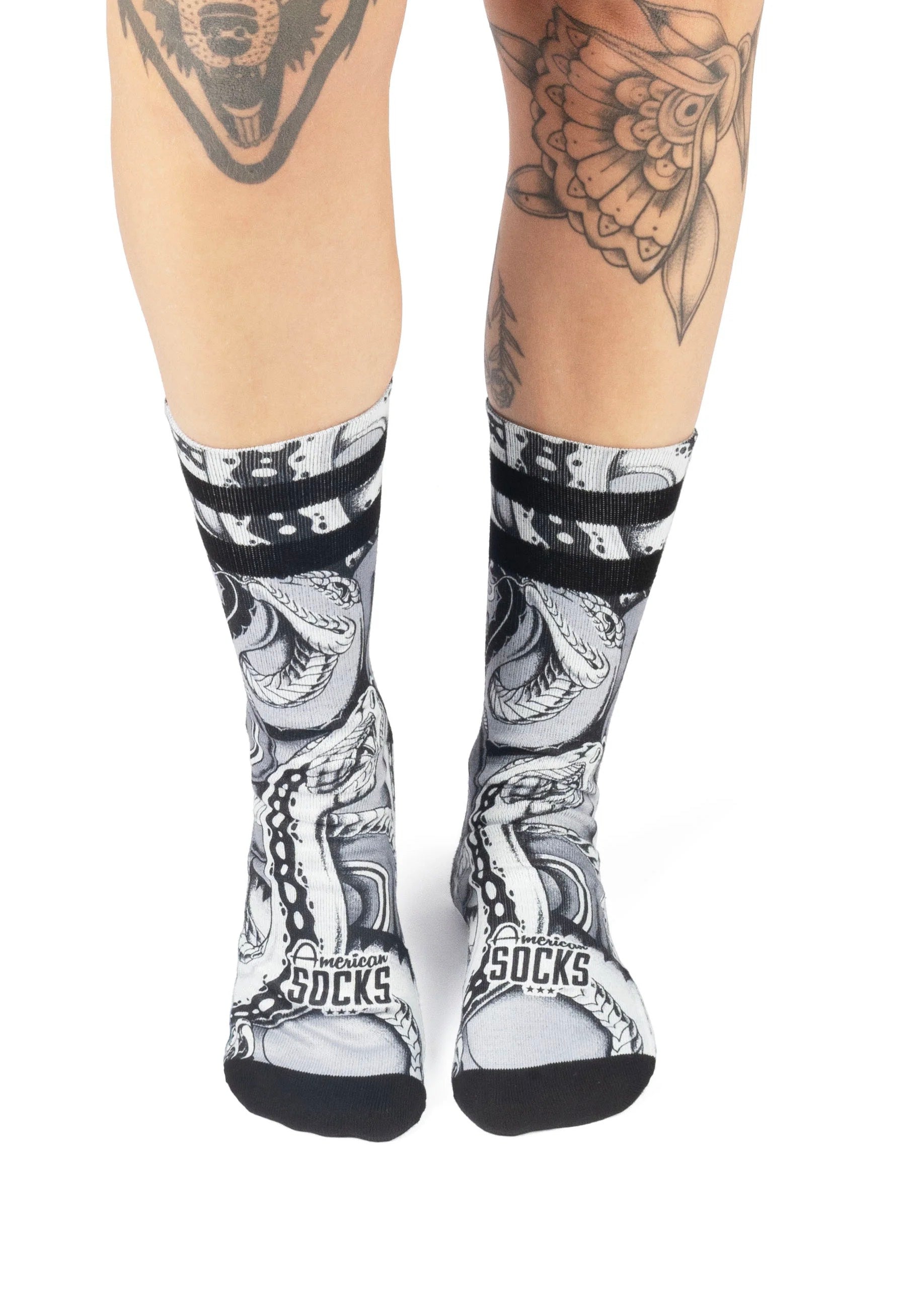 American Socks - Python Mid High - Socks | Neutral-Image