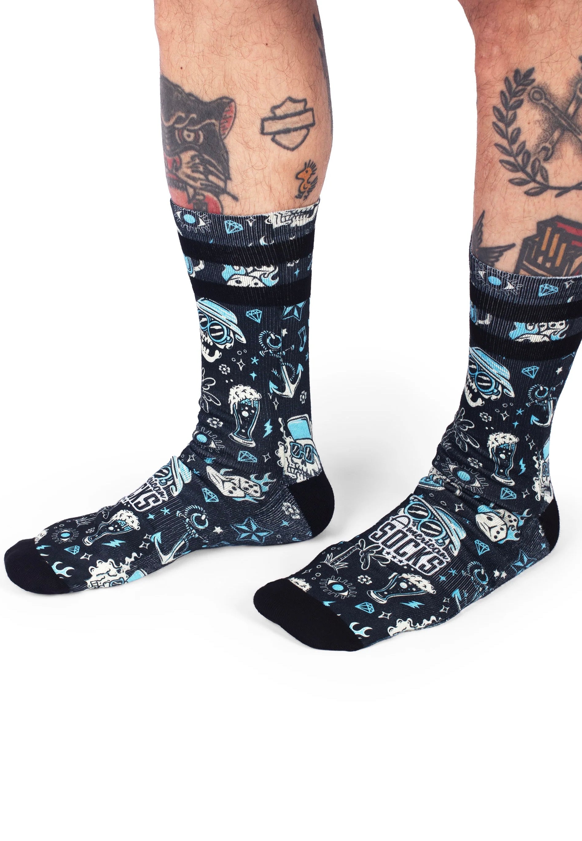 American Socks - Dopamine Mid High Black - Socks | Neutral-Image