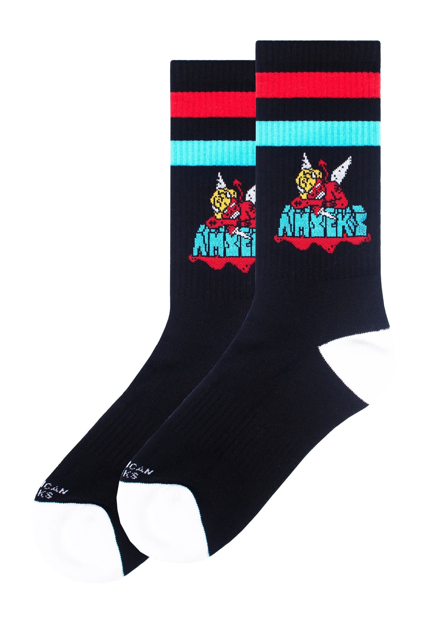 American Socks - Fallen Angel Mid High Black - Socks | Neutral-Image