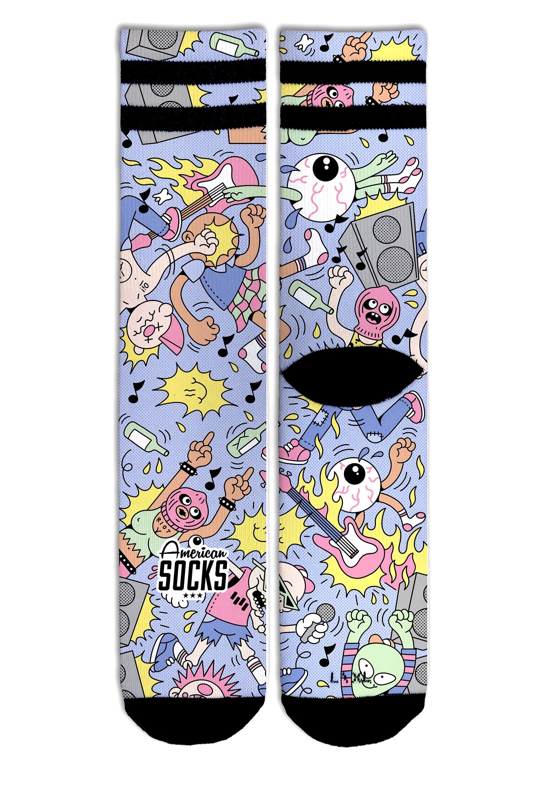 American Socks - Pogo Mid High Blue - Socks | Neutral-Image