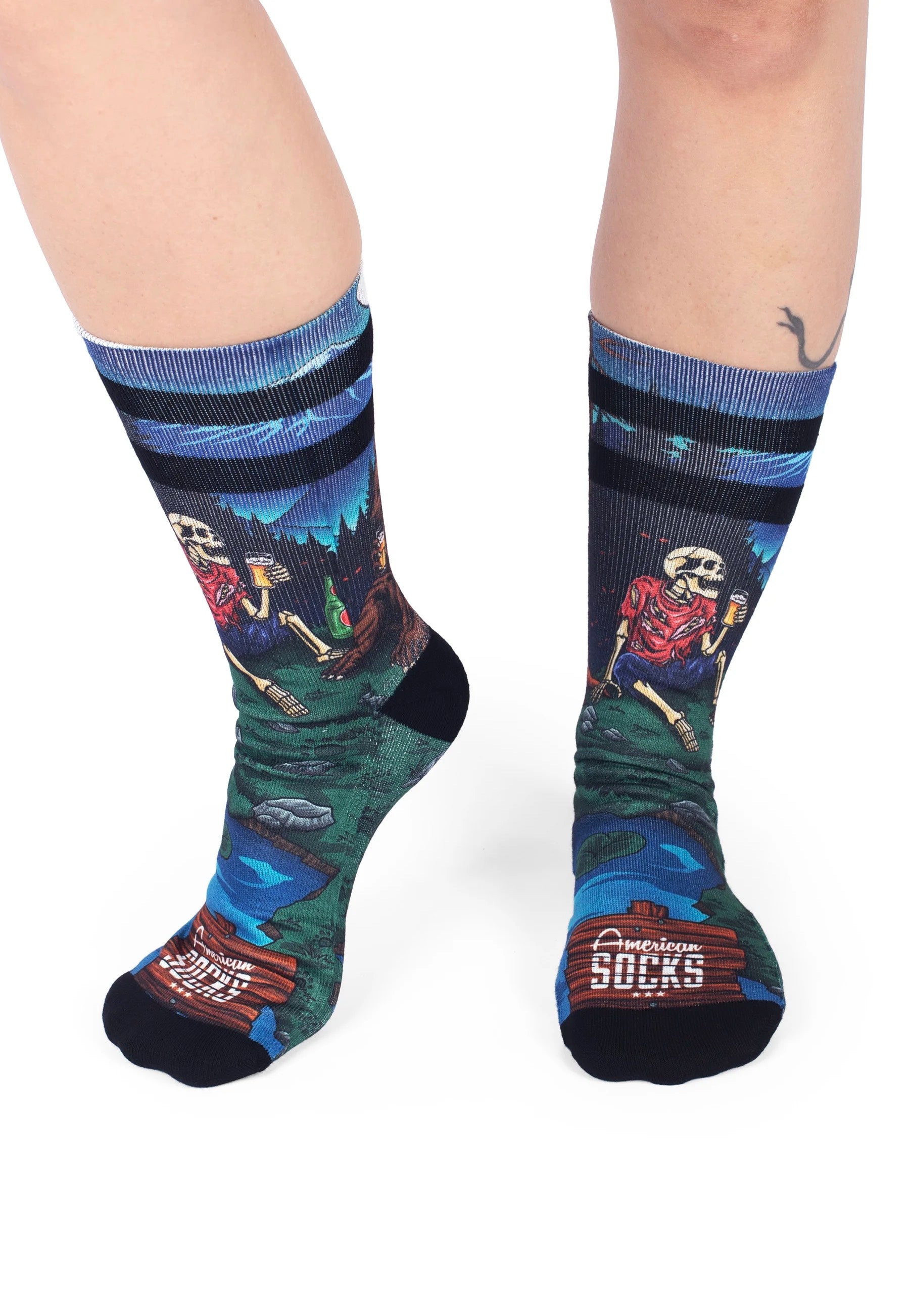 American Socks - Riverbank Pals Mid High - Socks | Neutral-Image