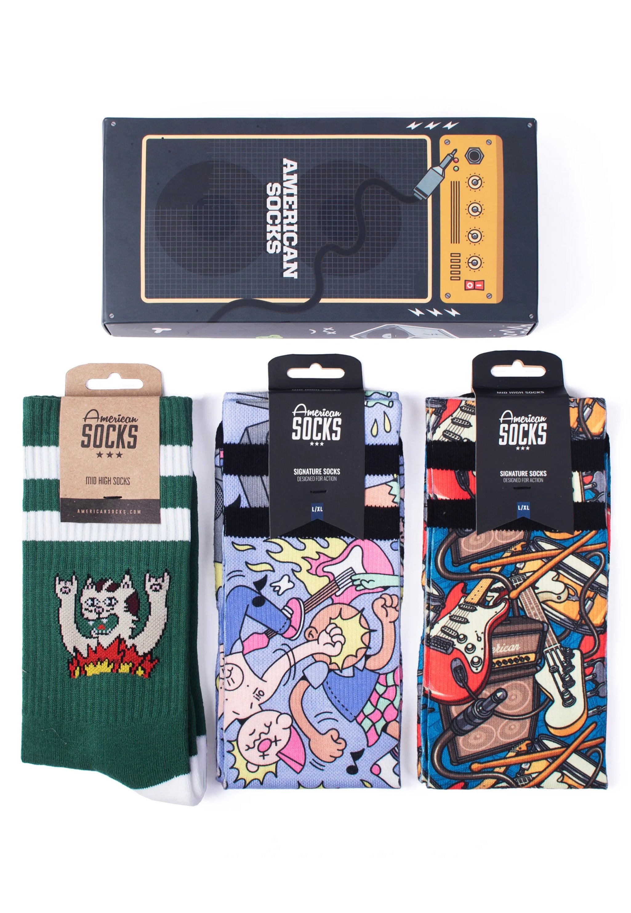 American Socks - AMP - Giftbox | Neutral-Image