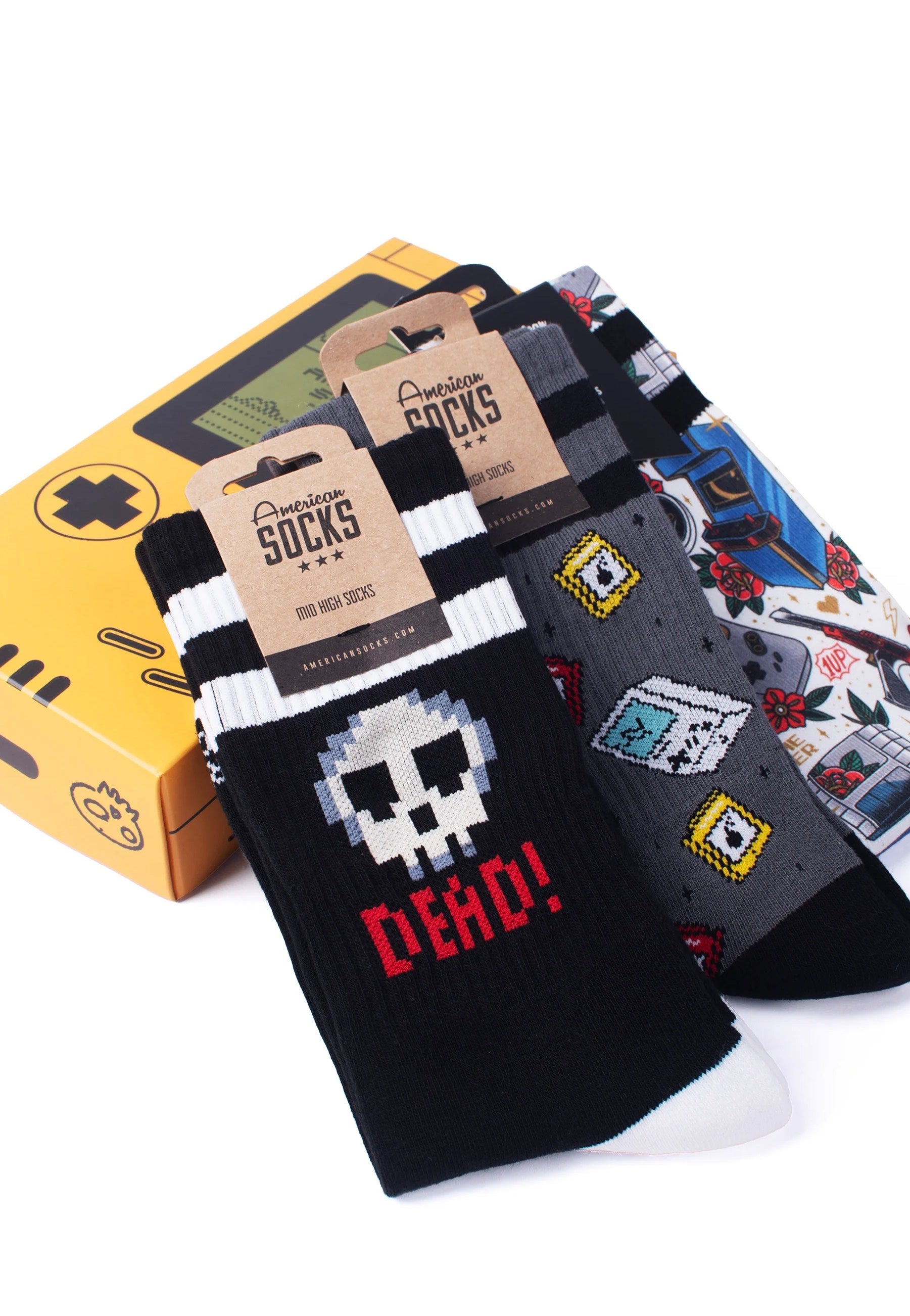 American Socks - Gamer Box Yellow - Giftbox | Neutral-Image