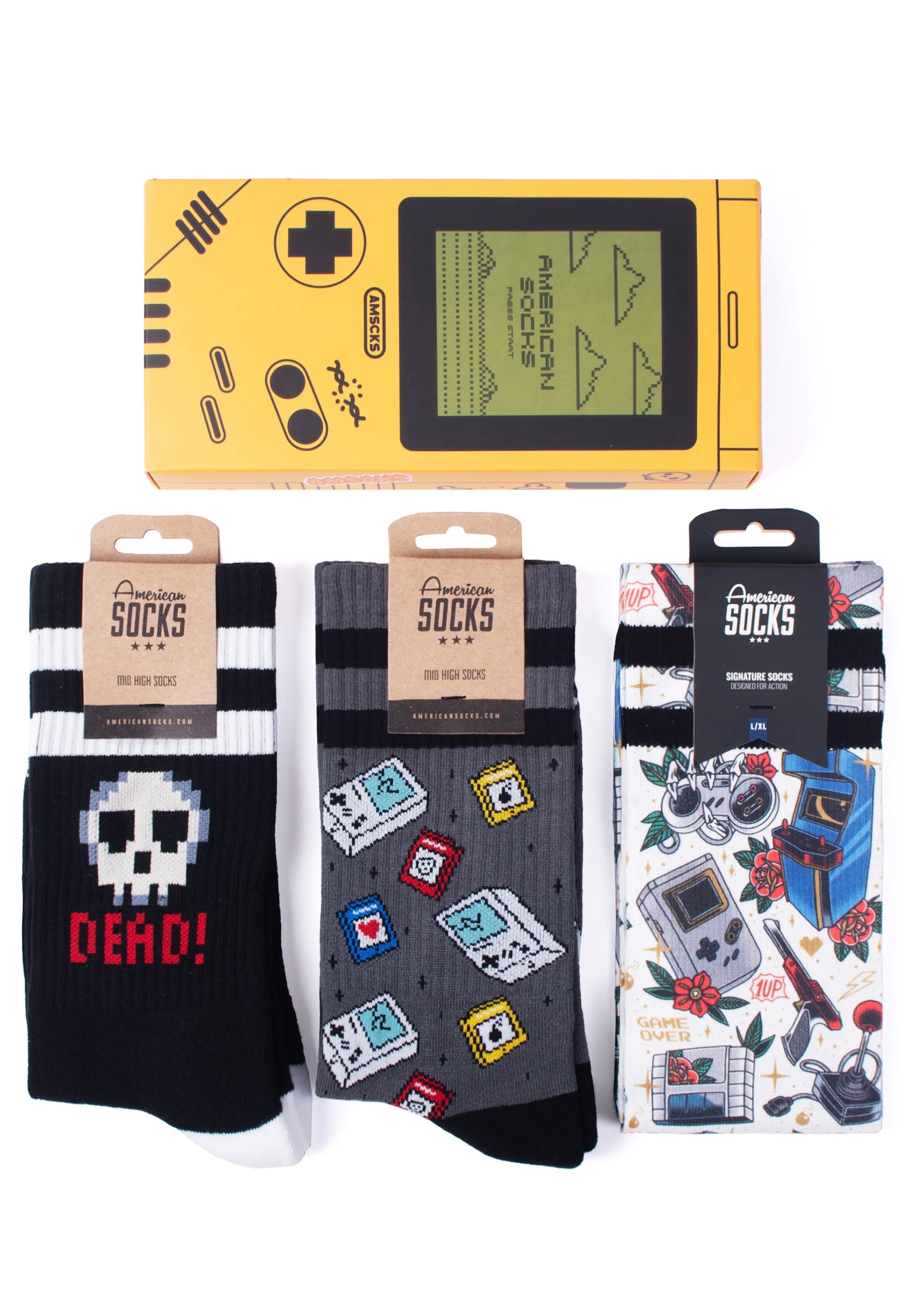 American Socks - Gamer Box Yellow - Giftbox | Neutral-Image