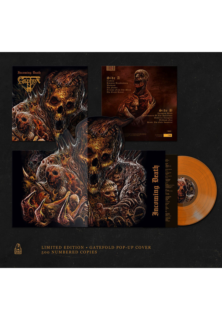 Asphyx - Incoming Death Clear Orange - Colored Vinyl | Neutral-Image