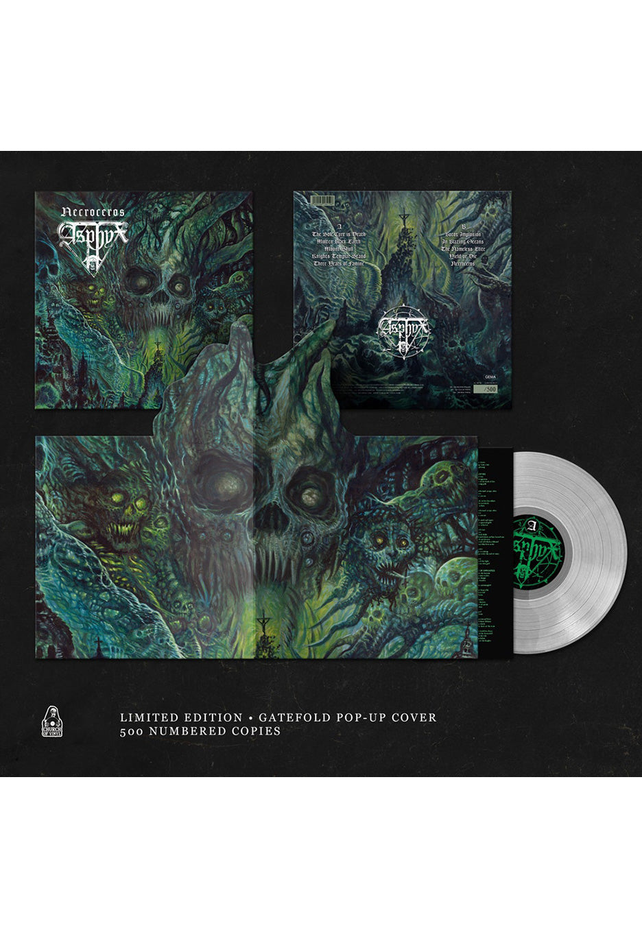 Asphyx - Necroceros Clear - Colored Vinyl | Neutral-Image