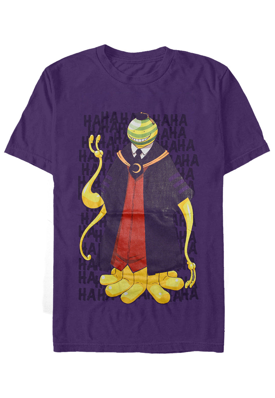 Assassination Classroom - Koro Sensei Laughing Purple - T-Shirt | Neutral-Image