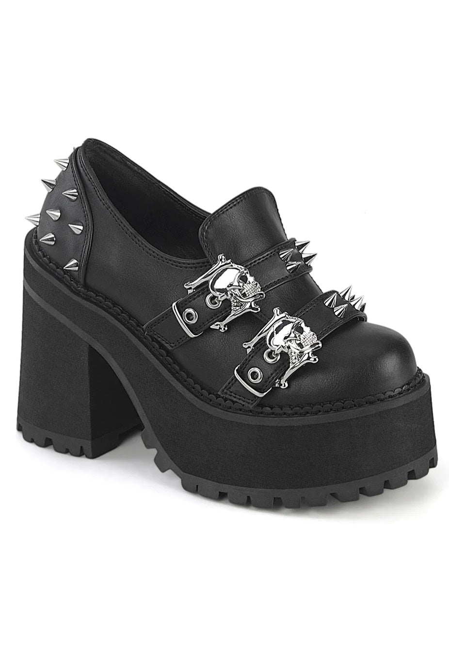 DemoniaCult - Assault 38 Black - Heels | Women-Image