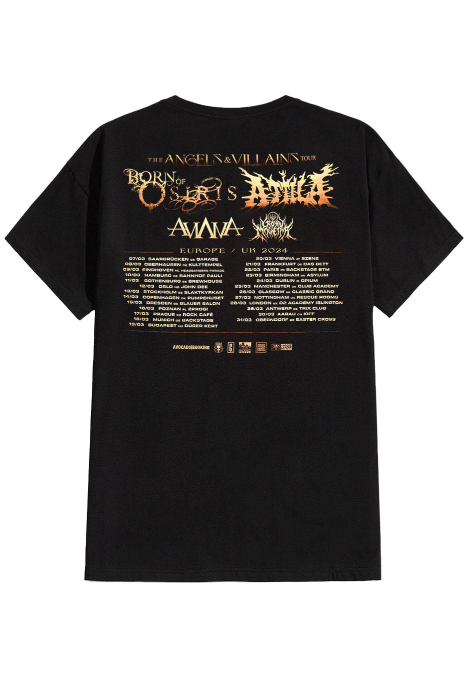 Attila - Villains Tour 2024 - T-Shirt | Neutral-Image