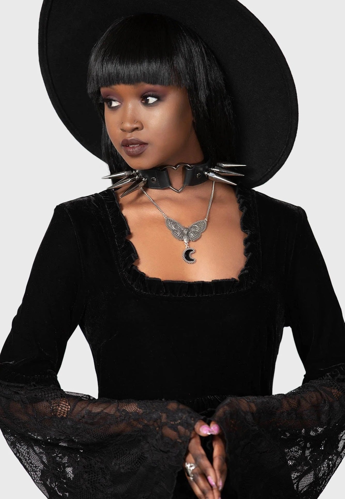 Killstar - Aubrey Heart Black - Choker | Neutral-Image