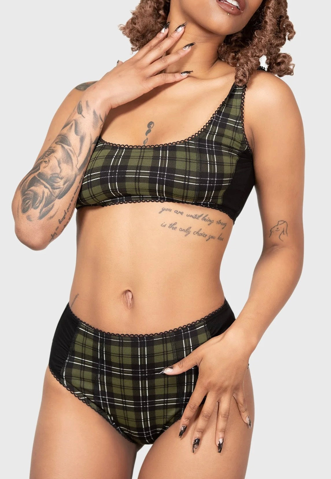 Killstar - Autumn Lights Green - Panties | Women-Image