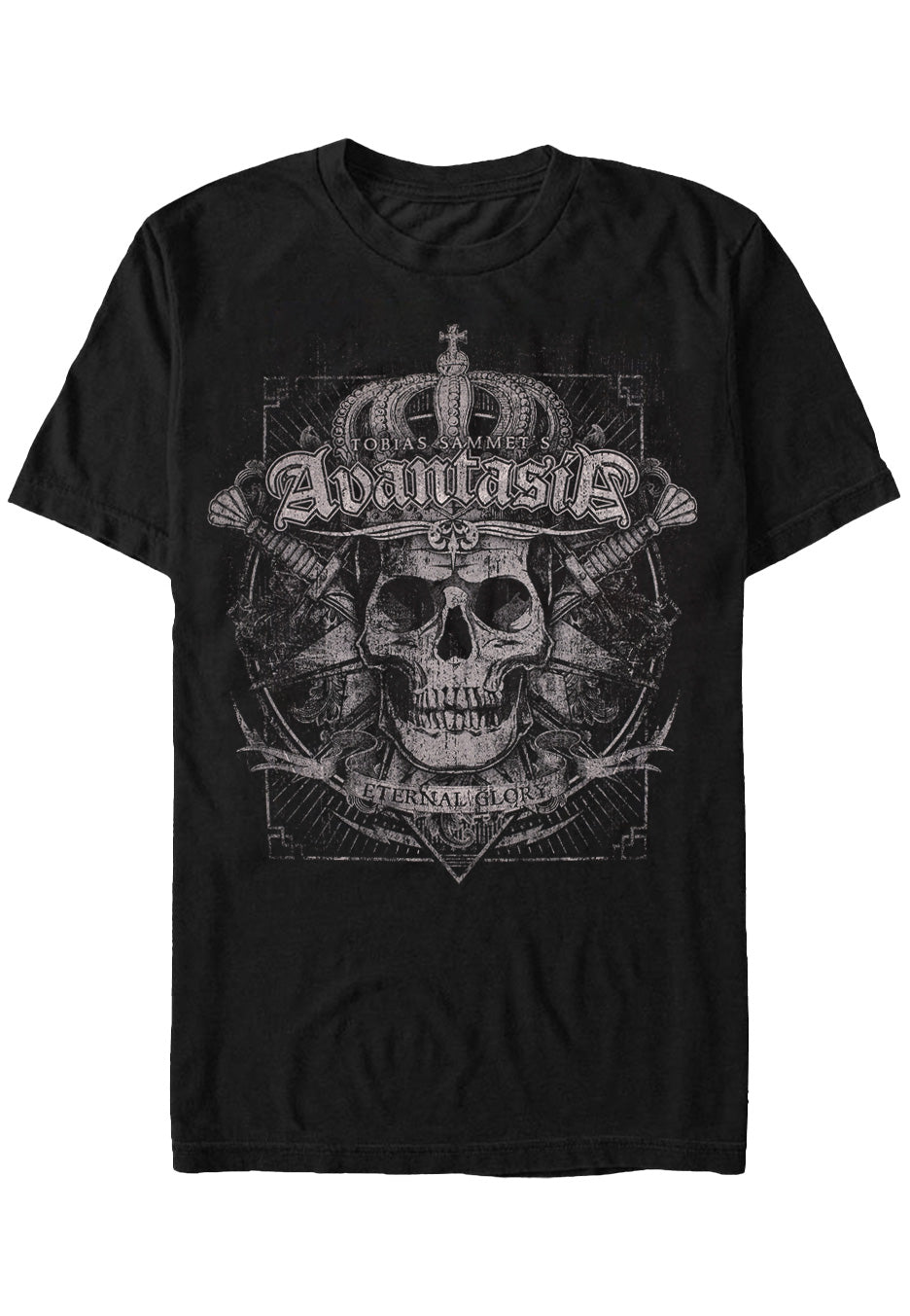 Avantasia - Crowned Skull - T-Shirt | Neutral-Image