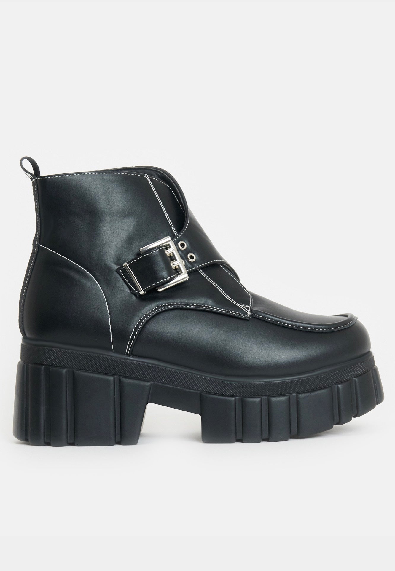 Koi Footwear - Mandoras Buckle Strap Chunky Black - Girl Shoes | Women-Image