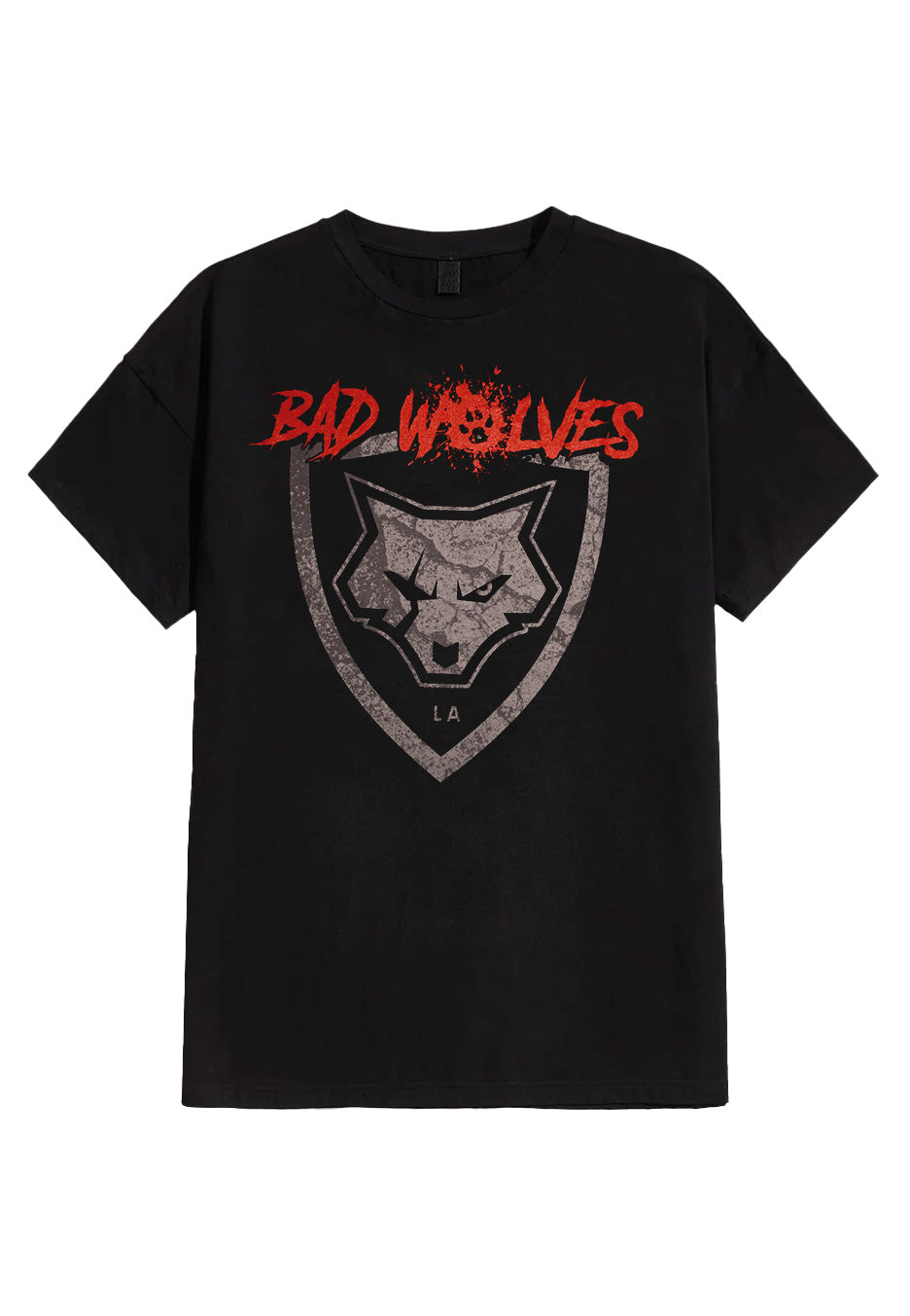 Bad Wolves - Paw Logo Shield - T-Shirt | Neutral-Image