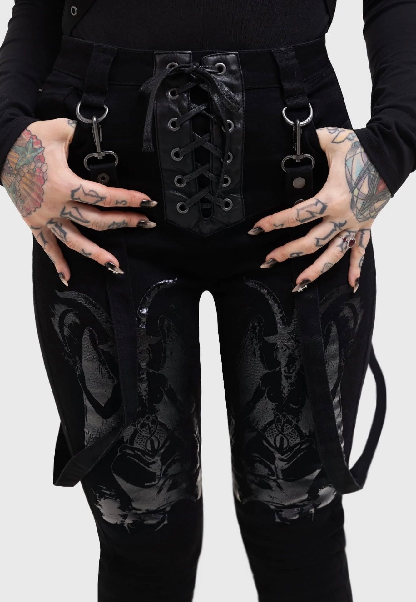 Killstar - Baphster Black - Jeans | Women-Image