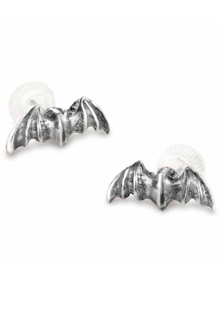 Alchemy England - Bat Studs Silver - Earrings | Neutral-Image