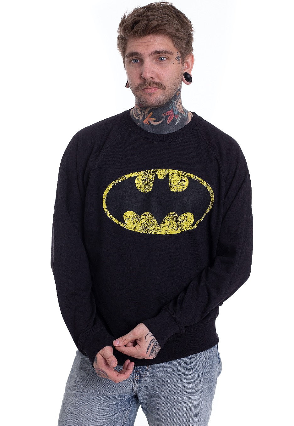 Batman - Distressed Logo - Sweater | Men-Image
