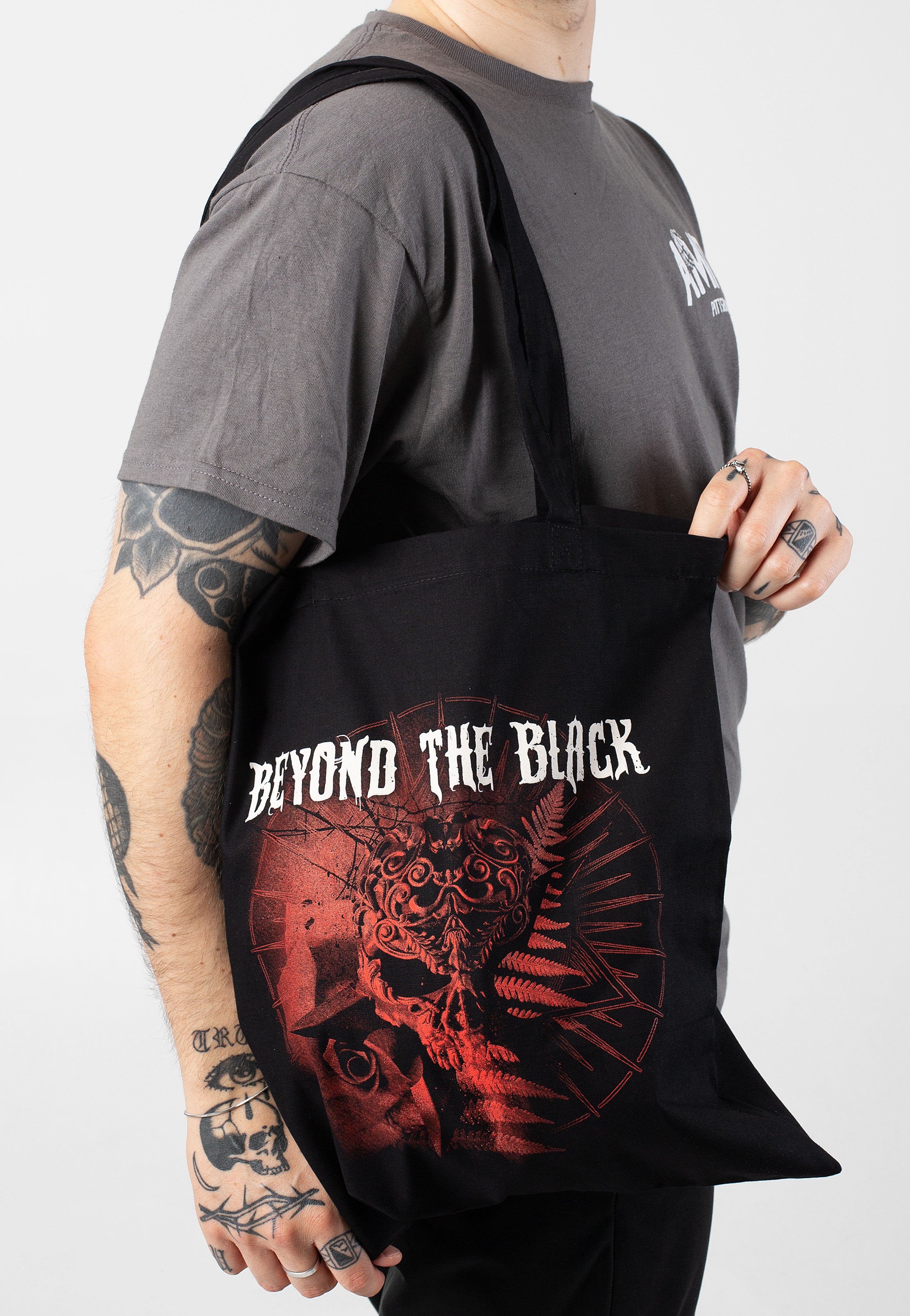 Beyond The Black - Mural Skull - Tote Bag | Neutral-Image