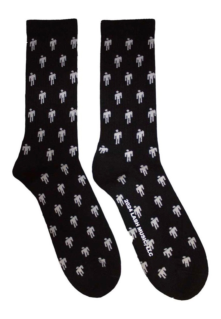 Billie Eilish - Blosh Pattern Terry Socks - Socks | Neutral-Image