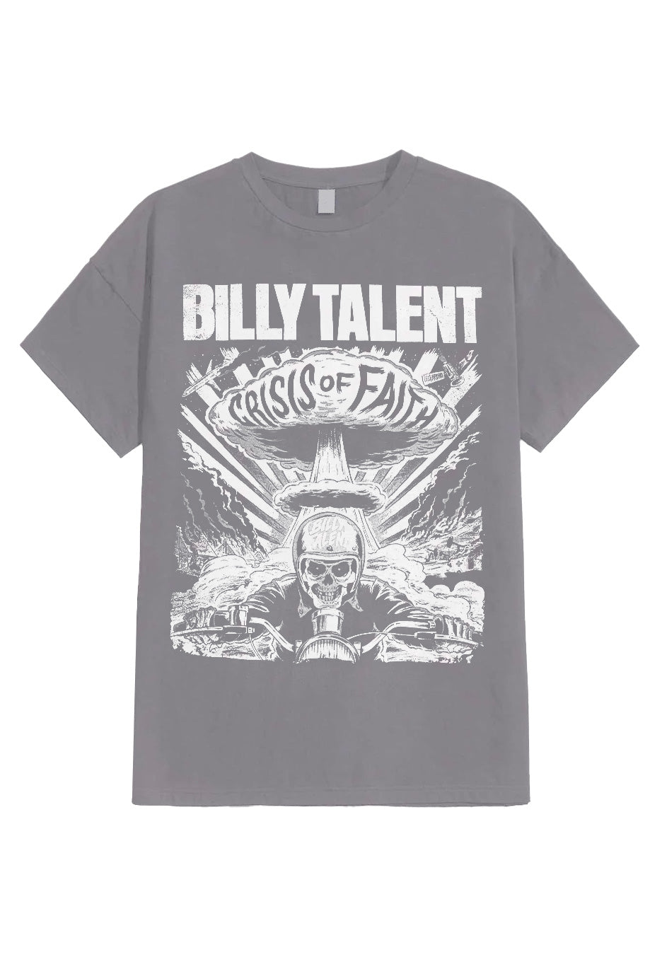 Billy Talent - Crisis Of Faith Cover Distressed Charcoal - T-Shirt | Neutral-Image