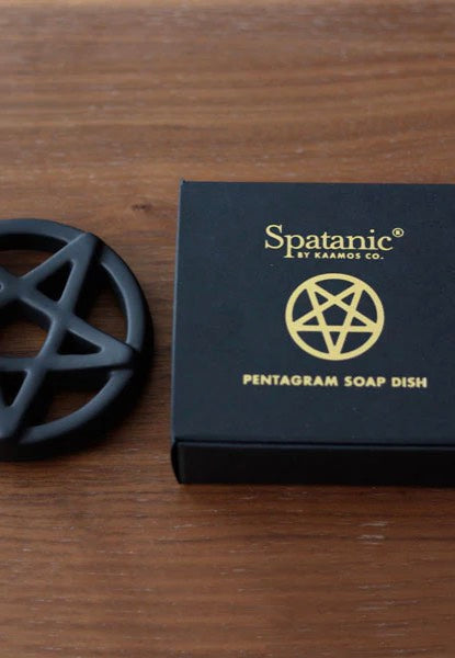 Kaamos Co. - Spatanic Pentagram - Soap Dish | Neutral-Image