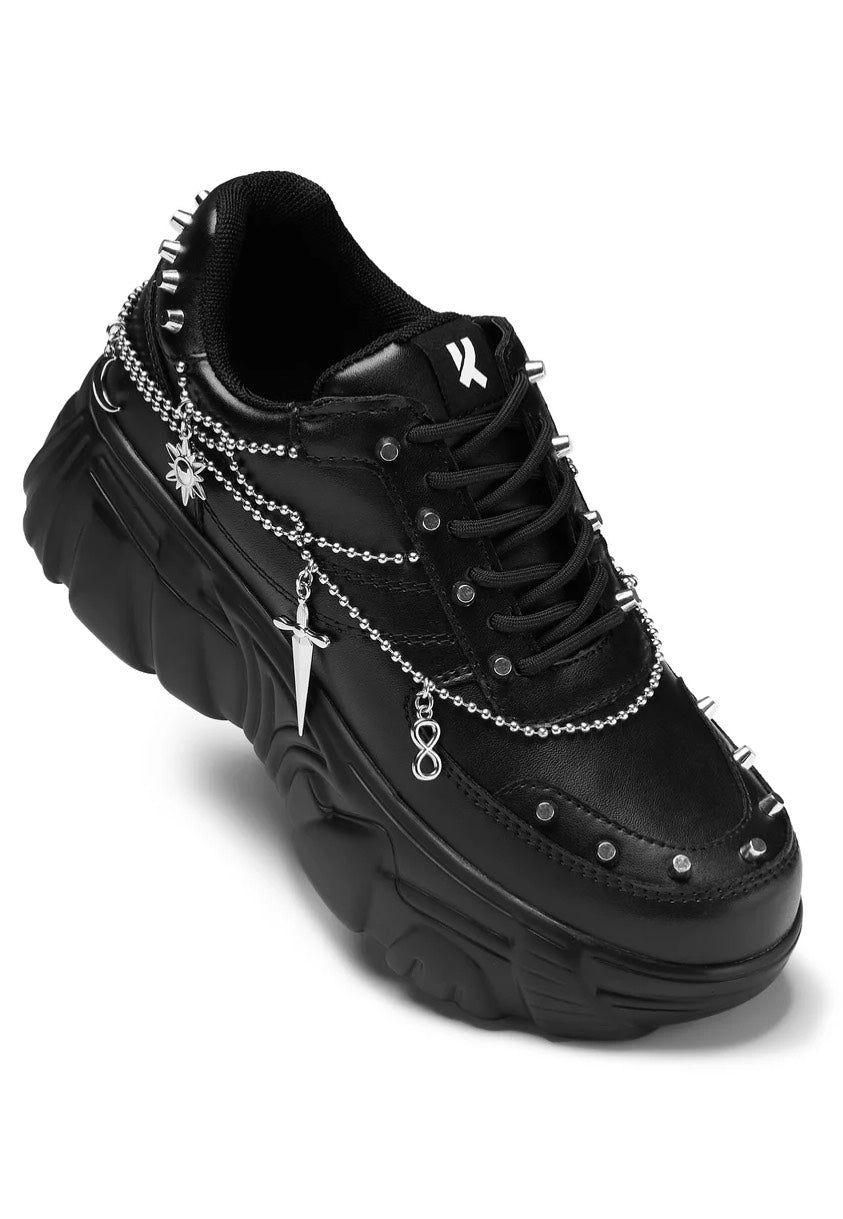 Koi Footwear - JINX Mystic Charm Trainer Black - Girl Shoes | Women-Image