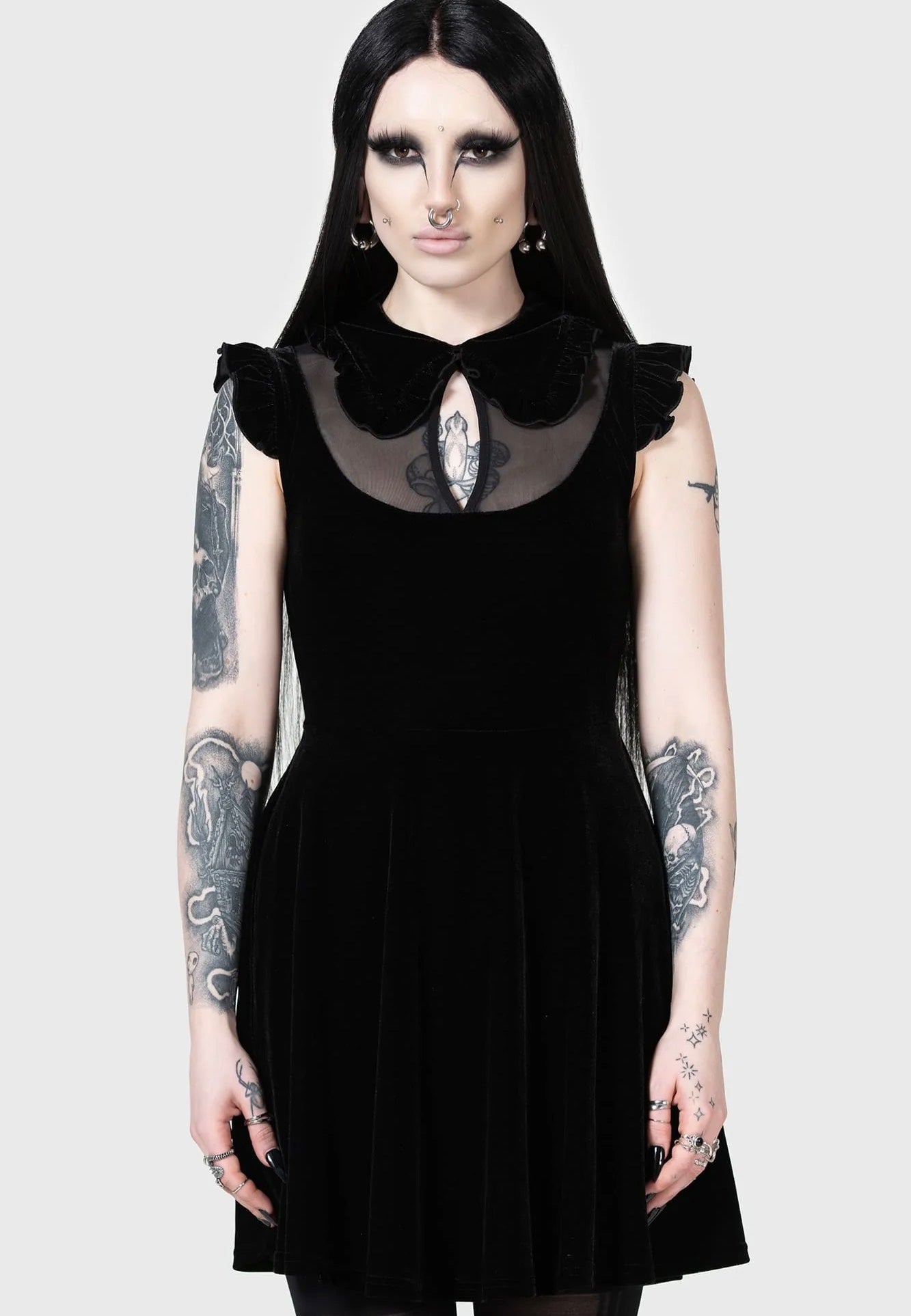 Killstar - Blazeorb Mini Black - Dress | Women-Image