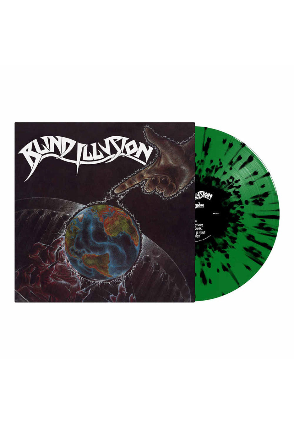 Blind Illusion - The Sane Asylum Transparent Green Black - Splattered Vinyl | Neutral-Image