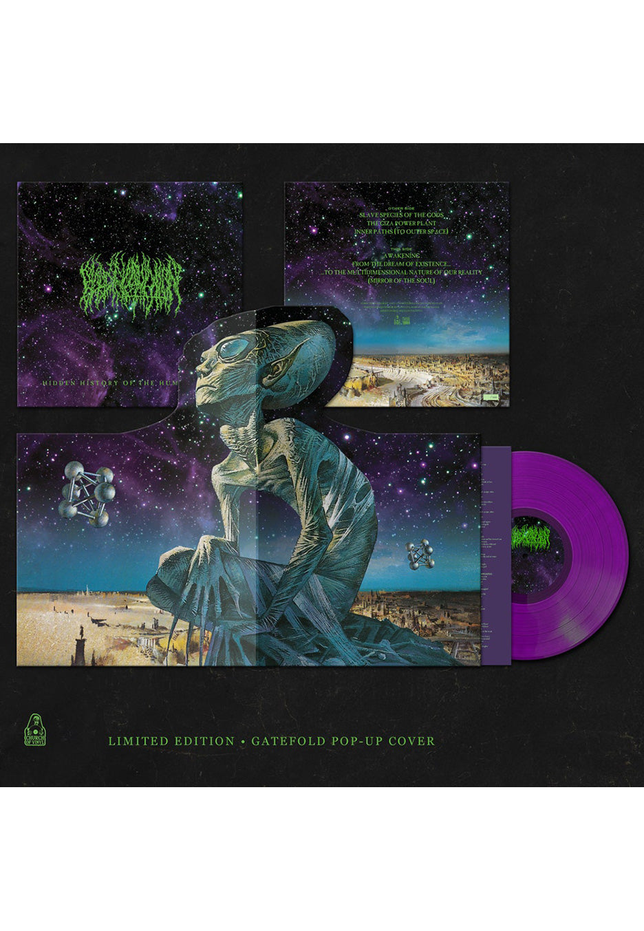 Blood Incantation - Hidden History Of The Human Race Clear Purple - Colored Vinyl | Neutral-Image