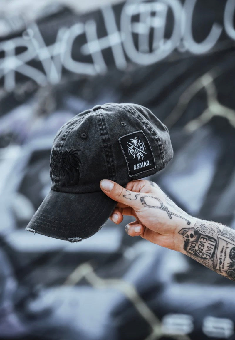 Stay Cold Apparel - Bloodshot Bleached Dad Black - Cap | Neutral-Image