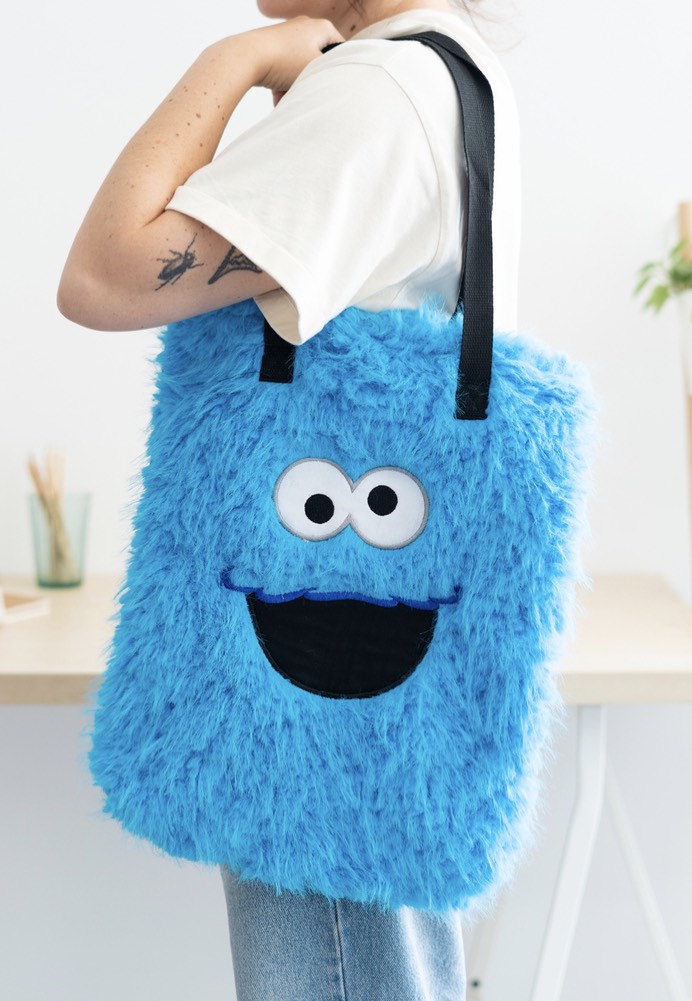 Sesame Street - Cookie Monster Plush - Tote Bag | Neutral-Image