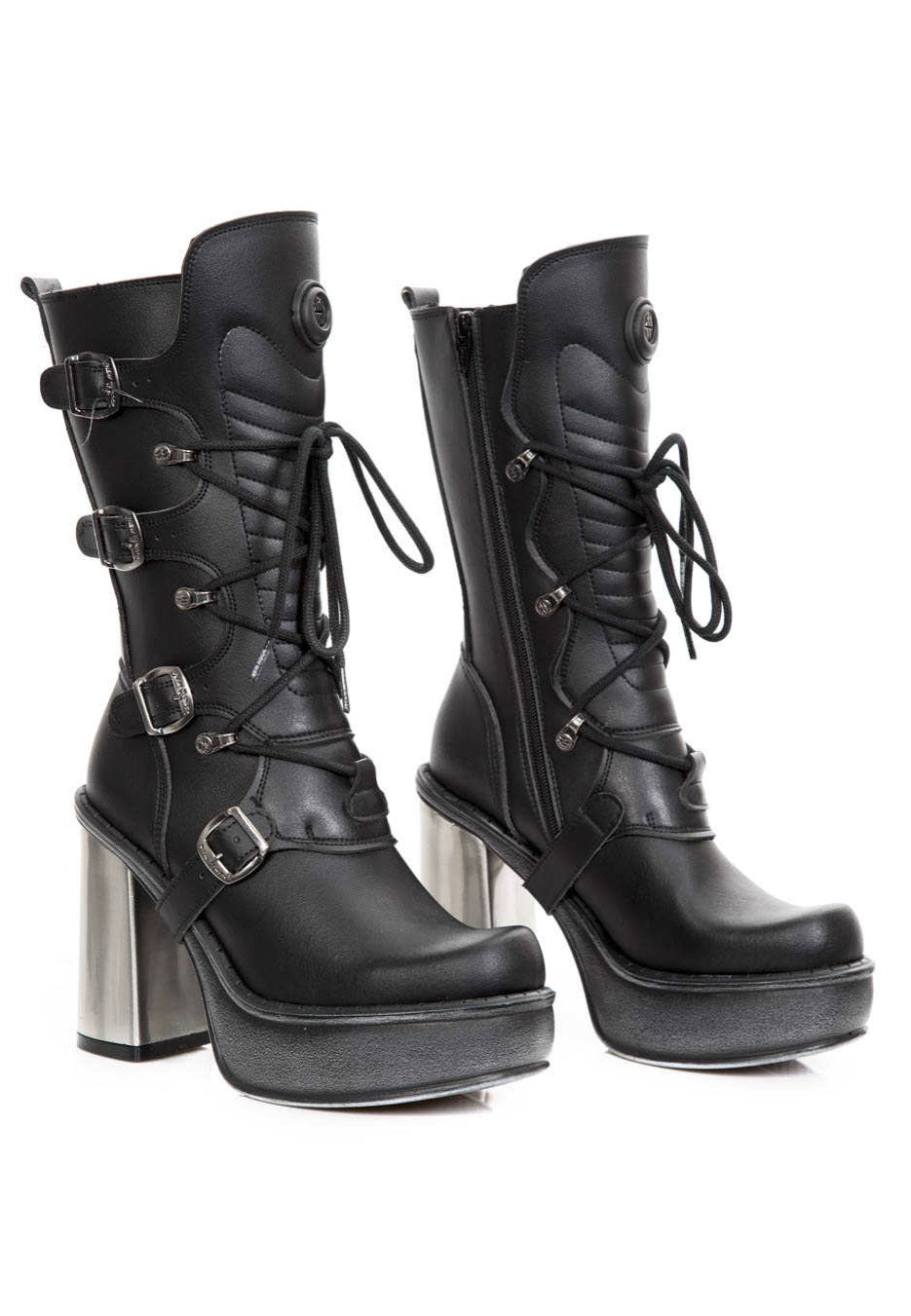 New Rock - M 9973 VS1 Black - Girl Shoes | Women-Image