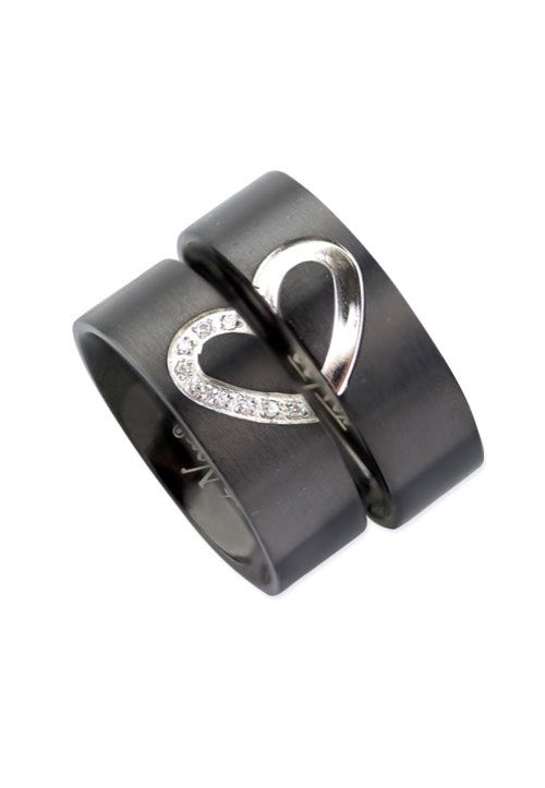 etNox - Dark Romance Silver - Ring | Neutral-Image