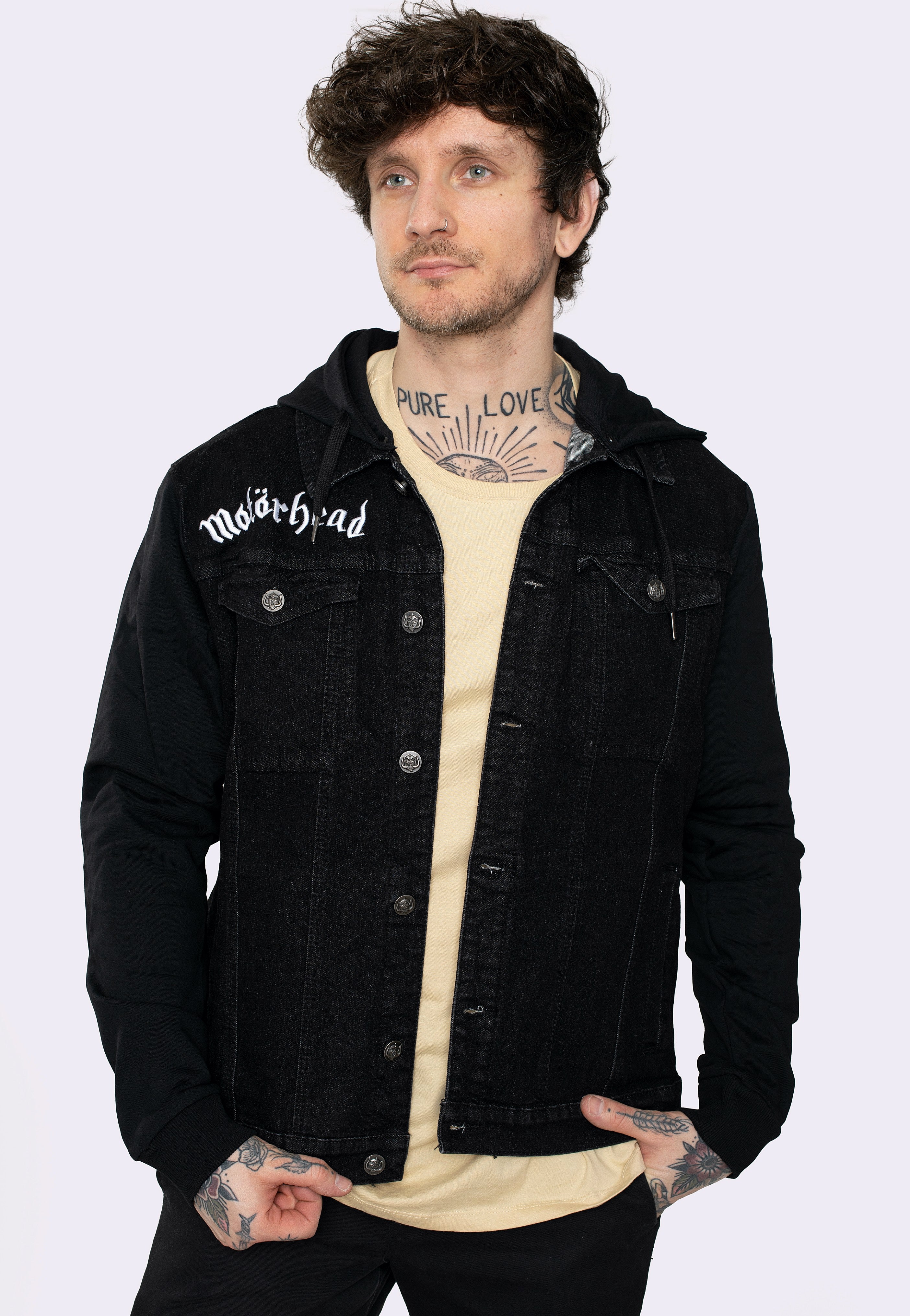 Brandit x Motörhead - Cradock Denim Black/Black - Jeans Jacket | Men-Image