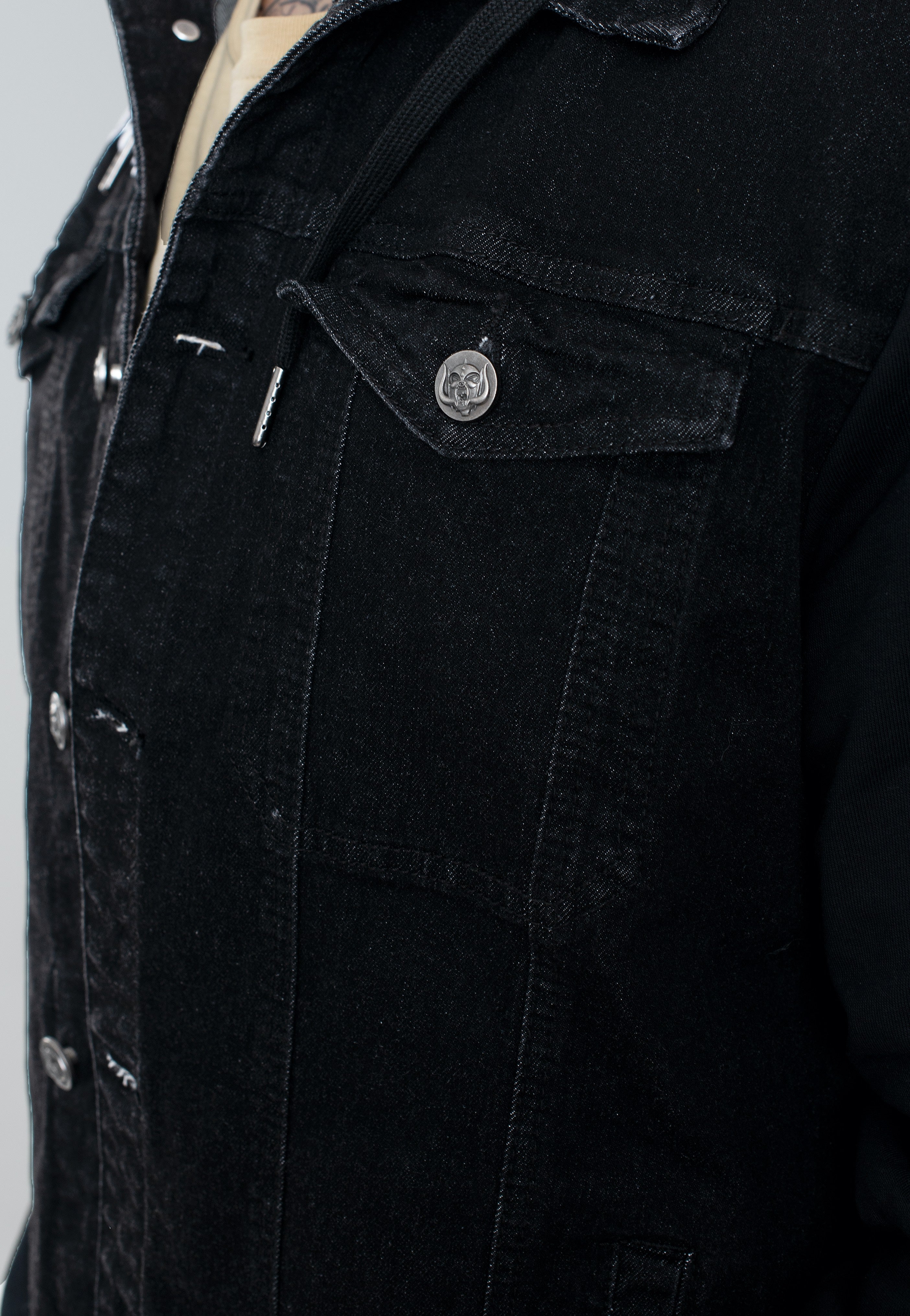 Brandit x Motörhead - Cradock Denim Black/Black - Jeans Jacket | Men-Image