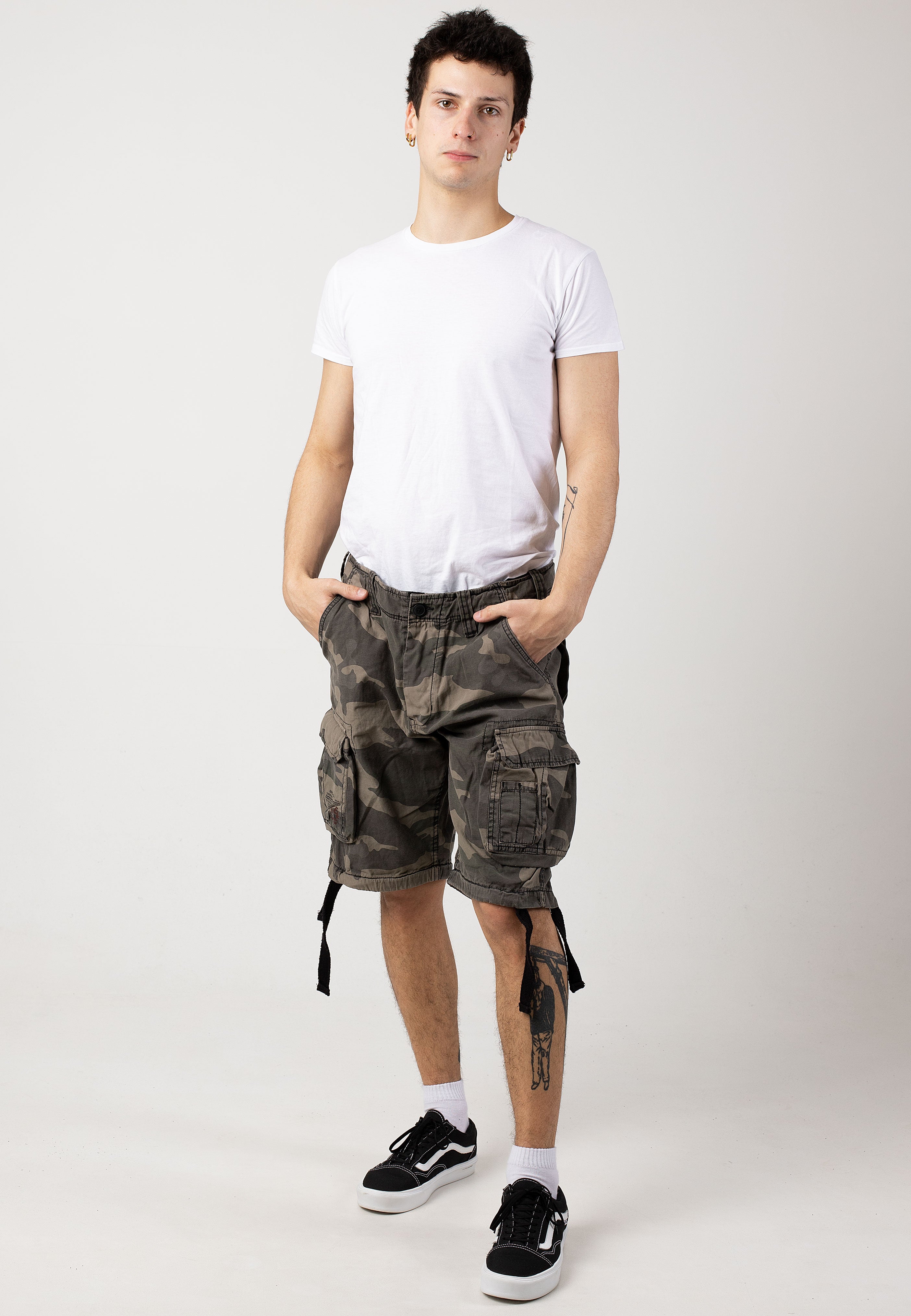 Surplus - Airborne Vintage Black Camo - Shorts | Men-Image